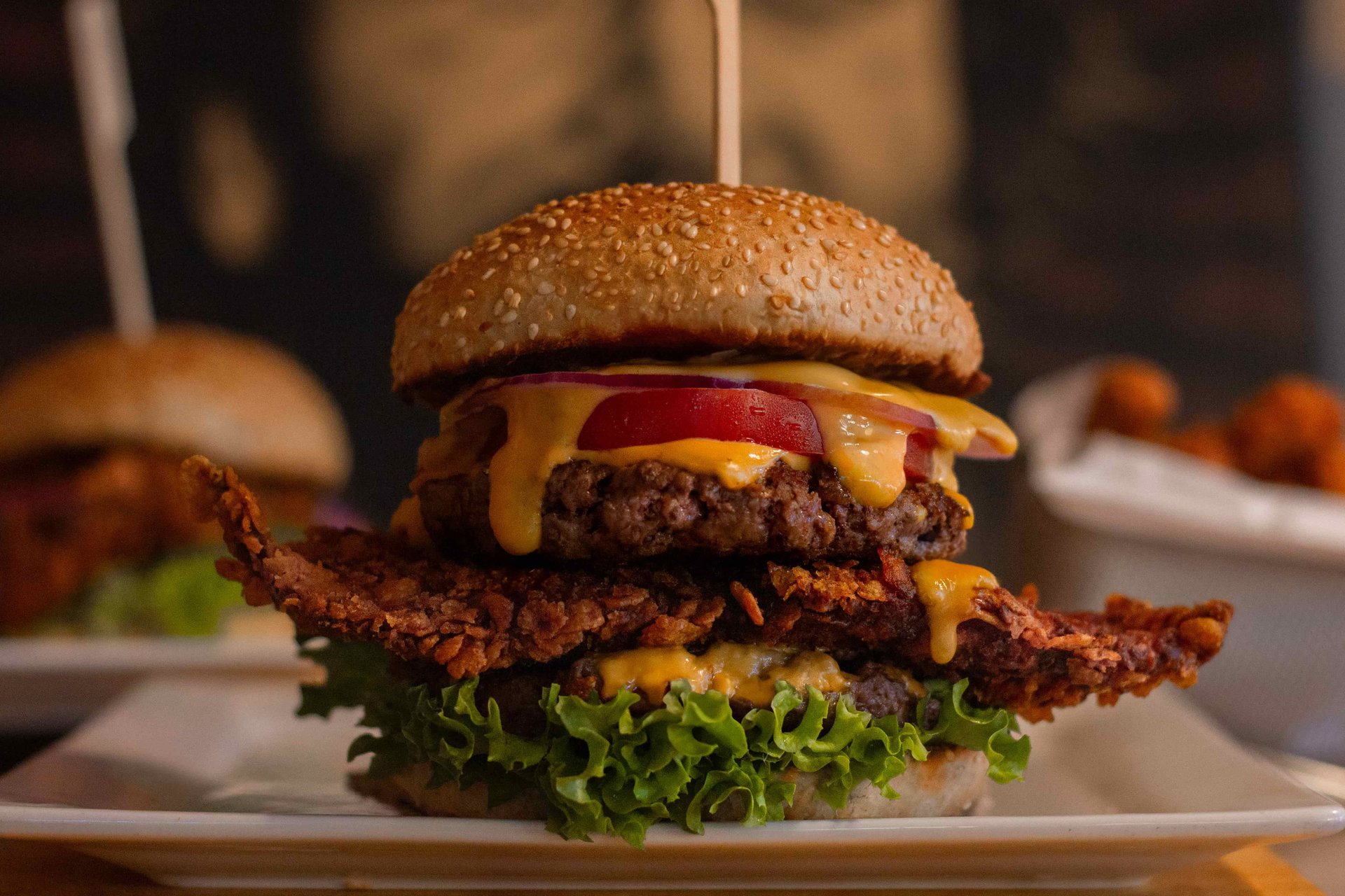 a close up of a black and brown abstract painting
