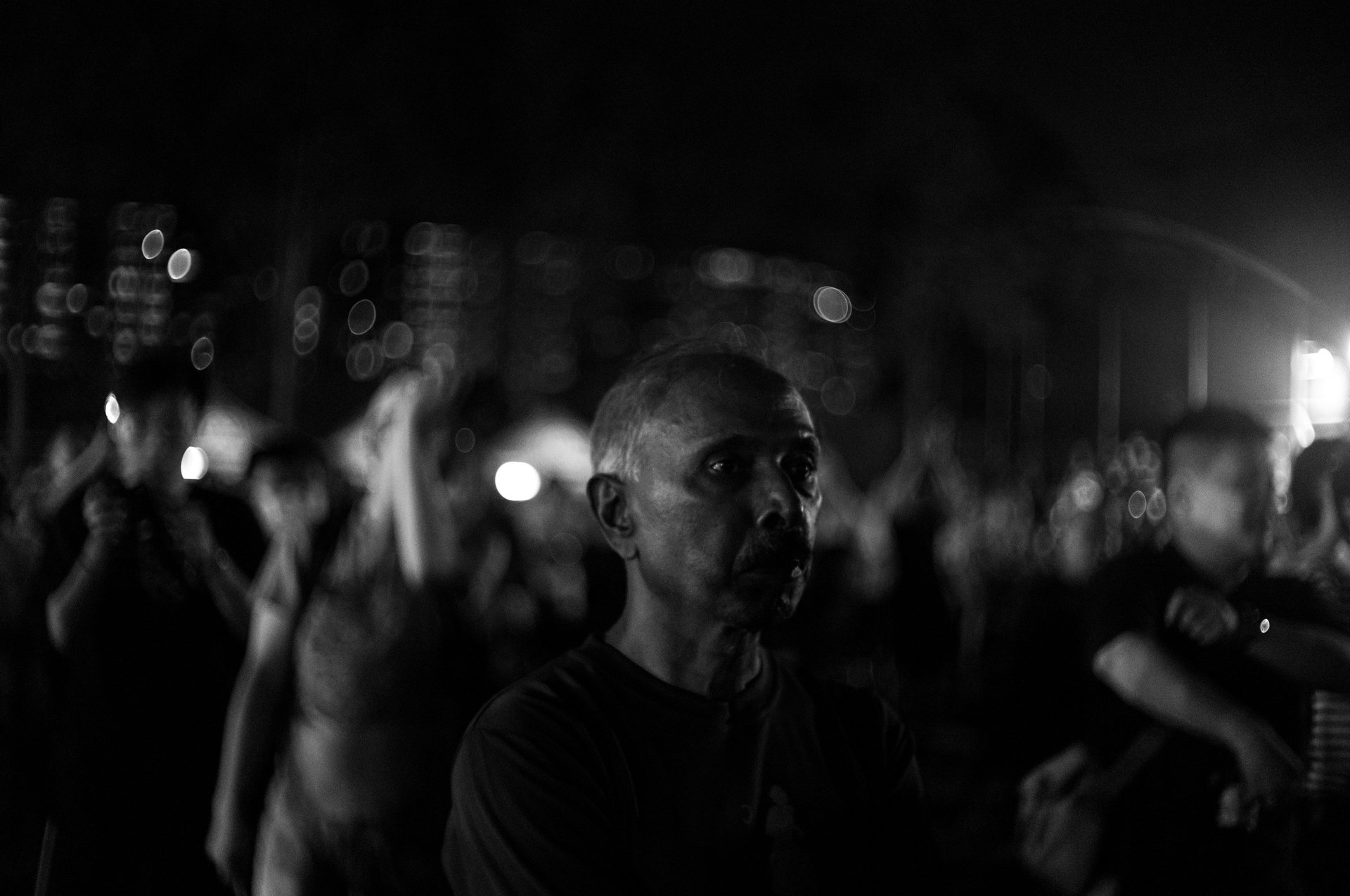 black textile on brown wooden table