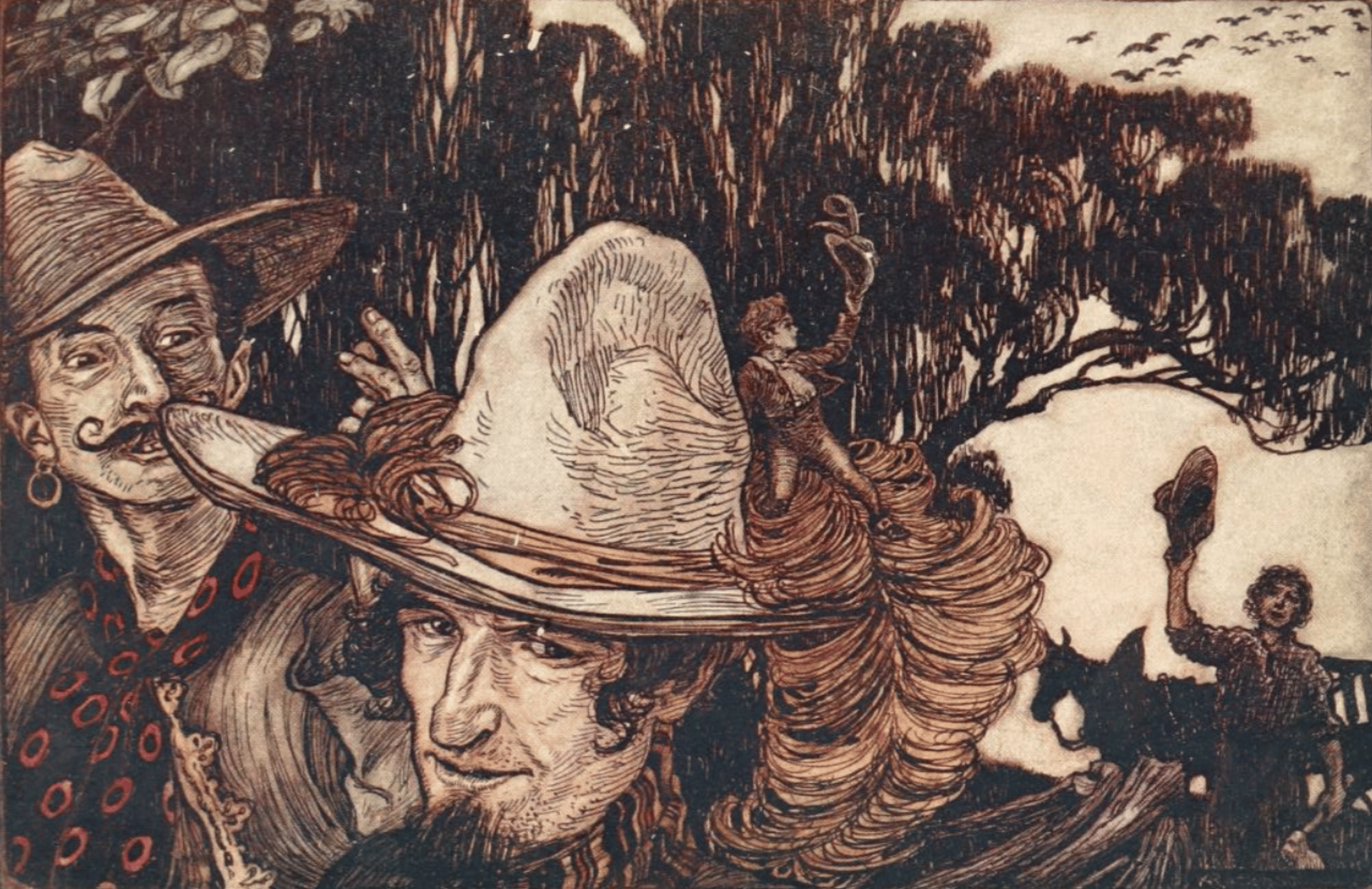 an abstract photo of a curved building with a blue sky in the background