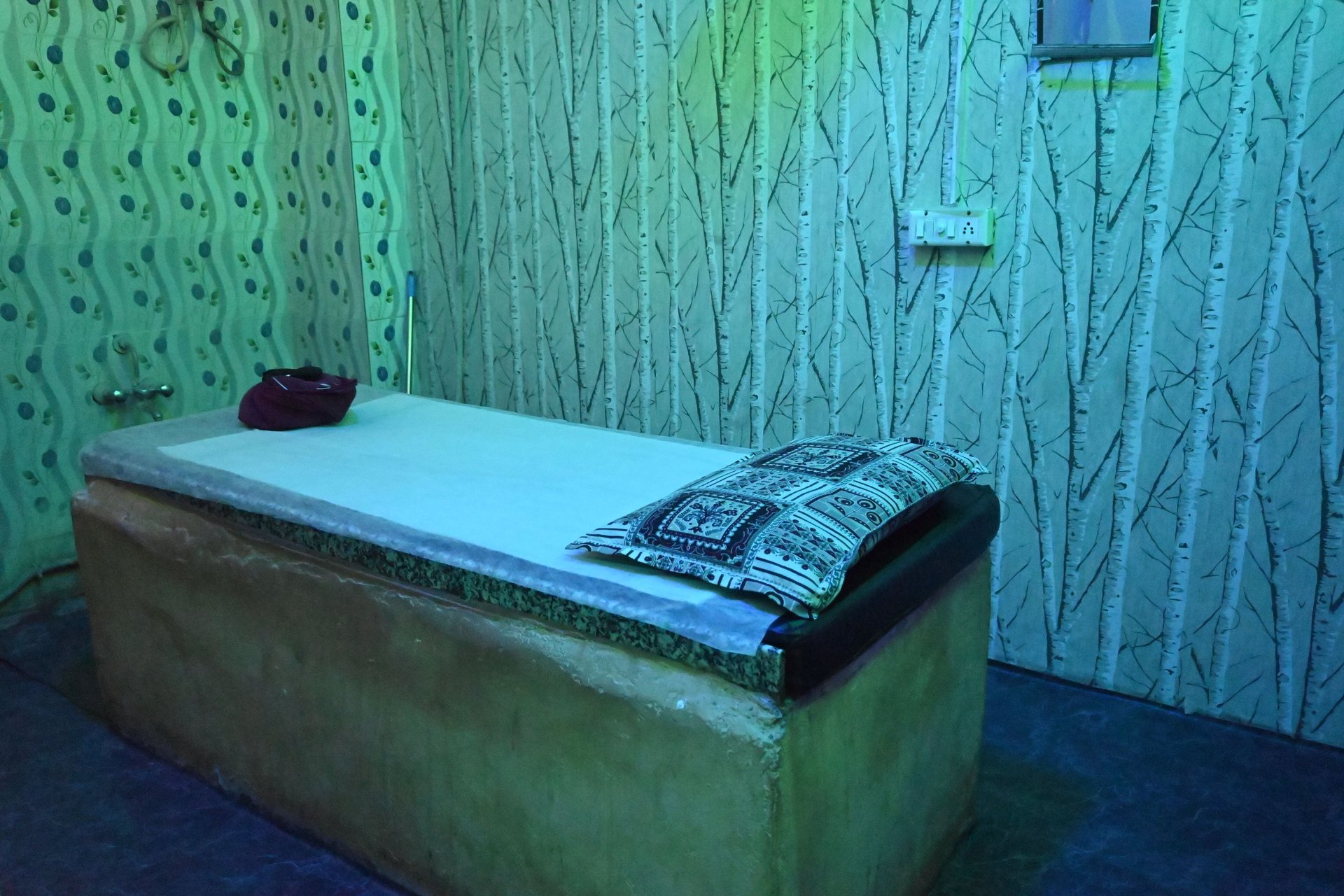 white and brown ceramic figurine