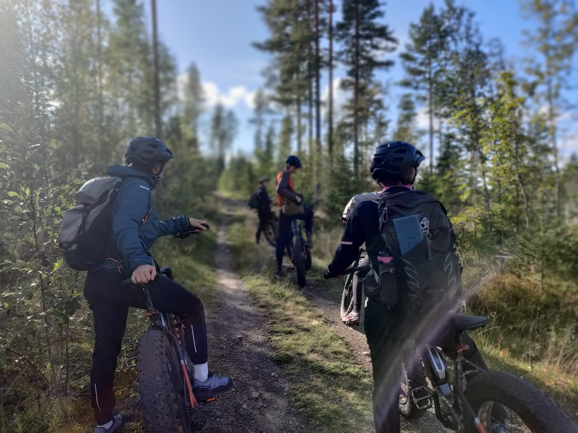 an abstract photo of a curved building with a blue sky in the background