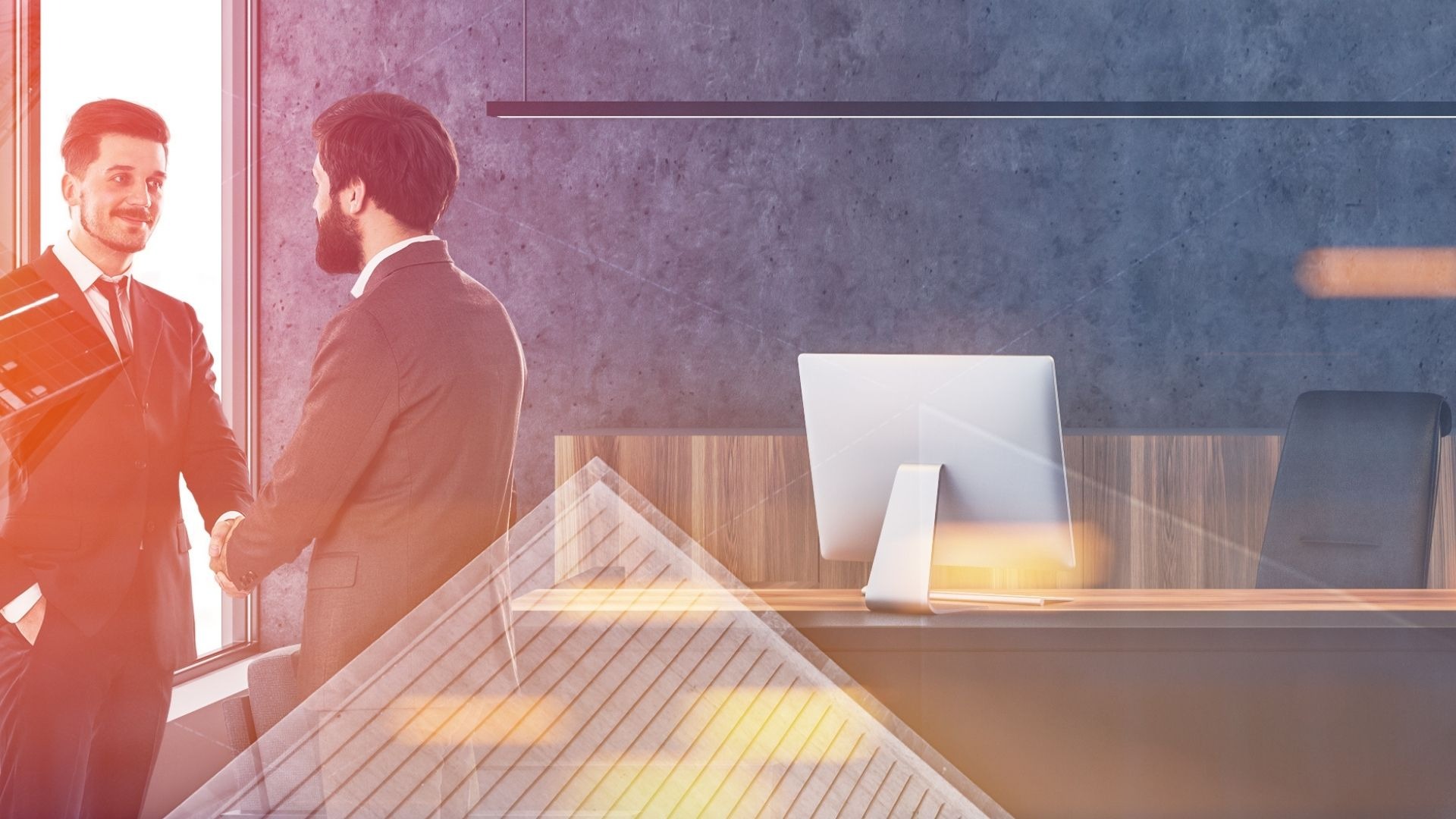 an abstract photo of a curved building with a blue sky in the background