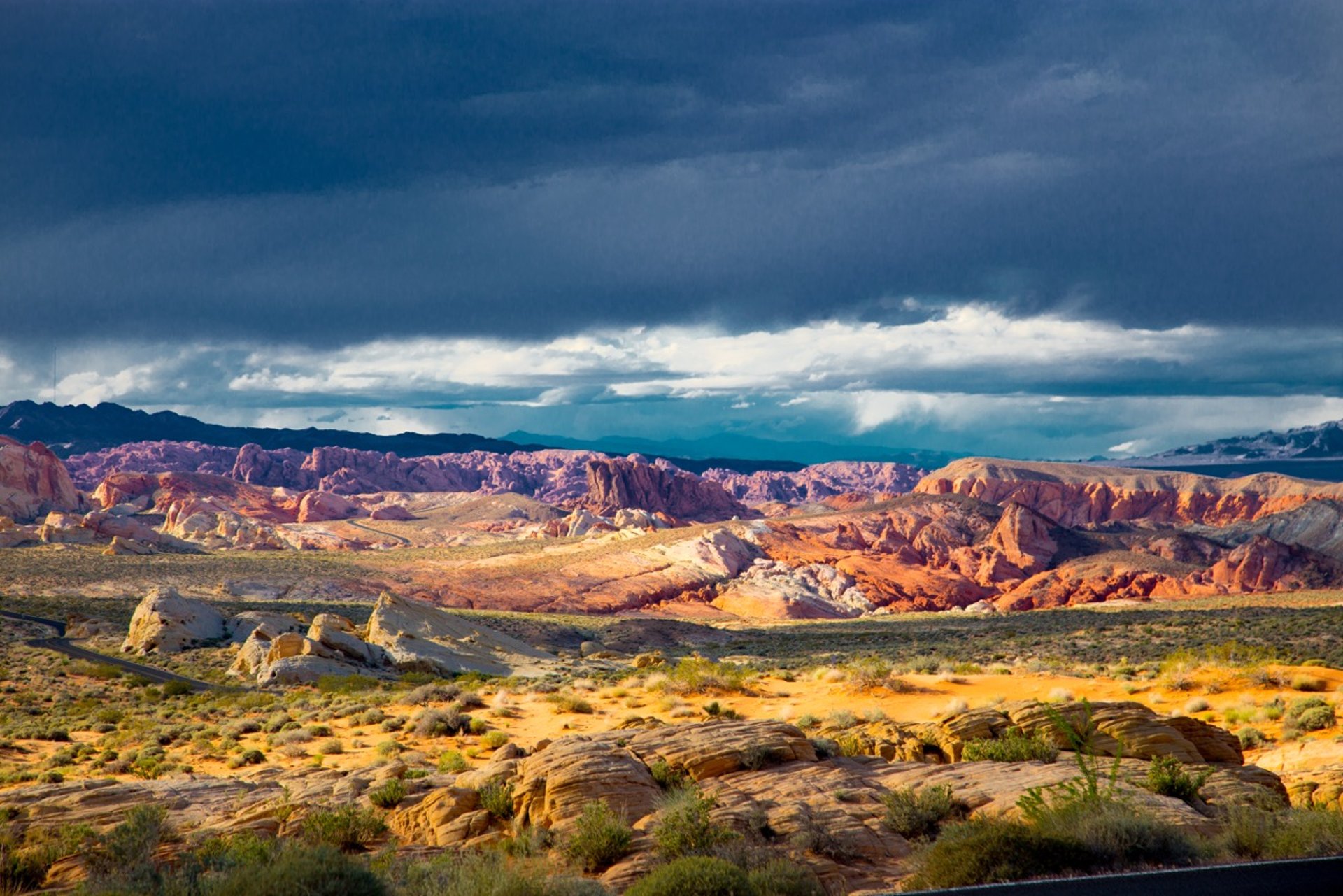 mountain range under blue sky