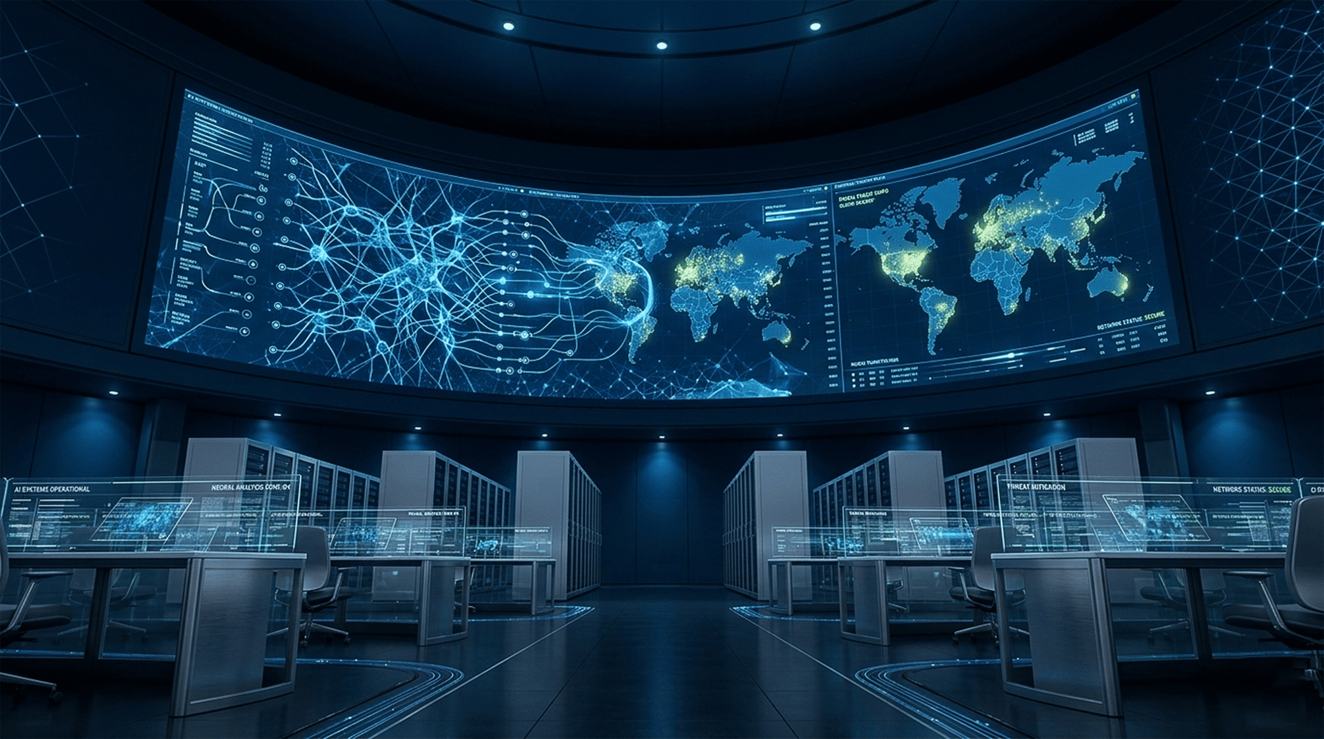 an abstract photo of a curved building with a blue sky in the background