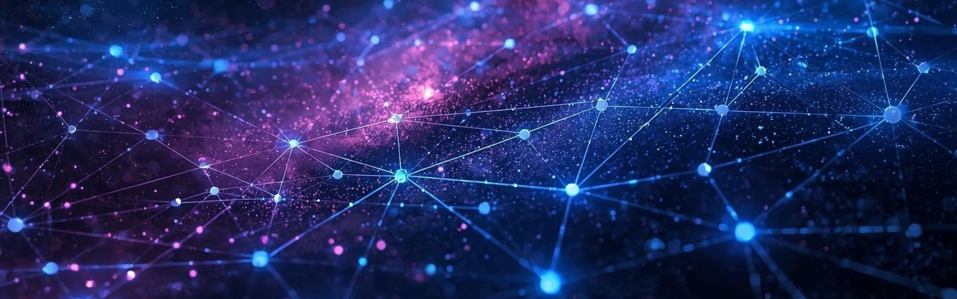 cosmic network representing business management consultancy insights hub