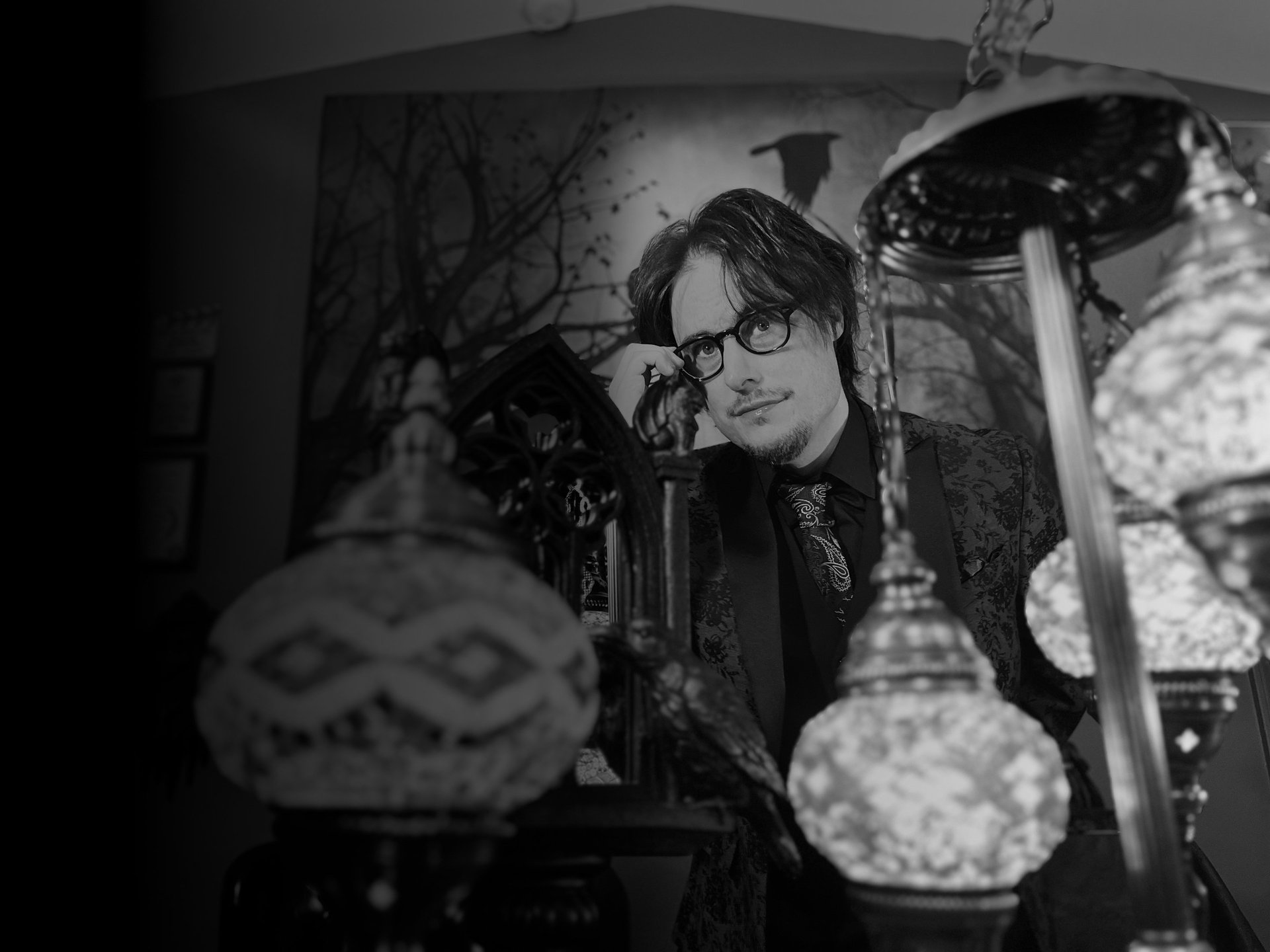 black and white bed linen