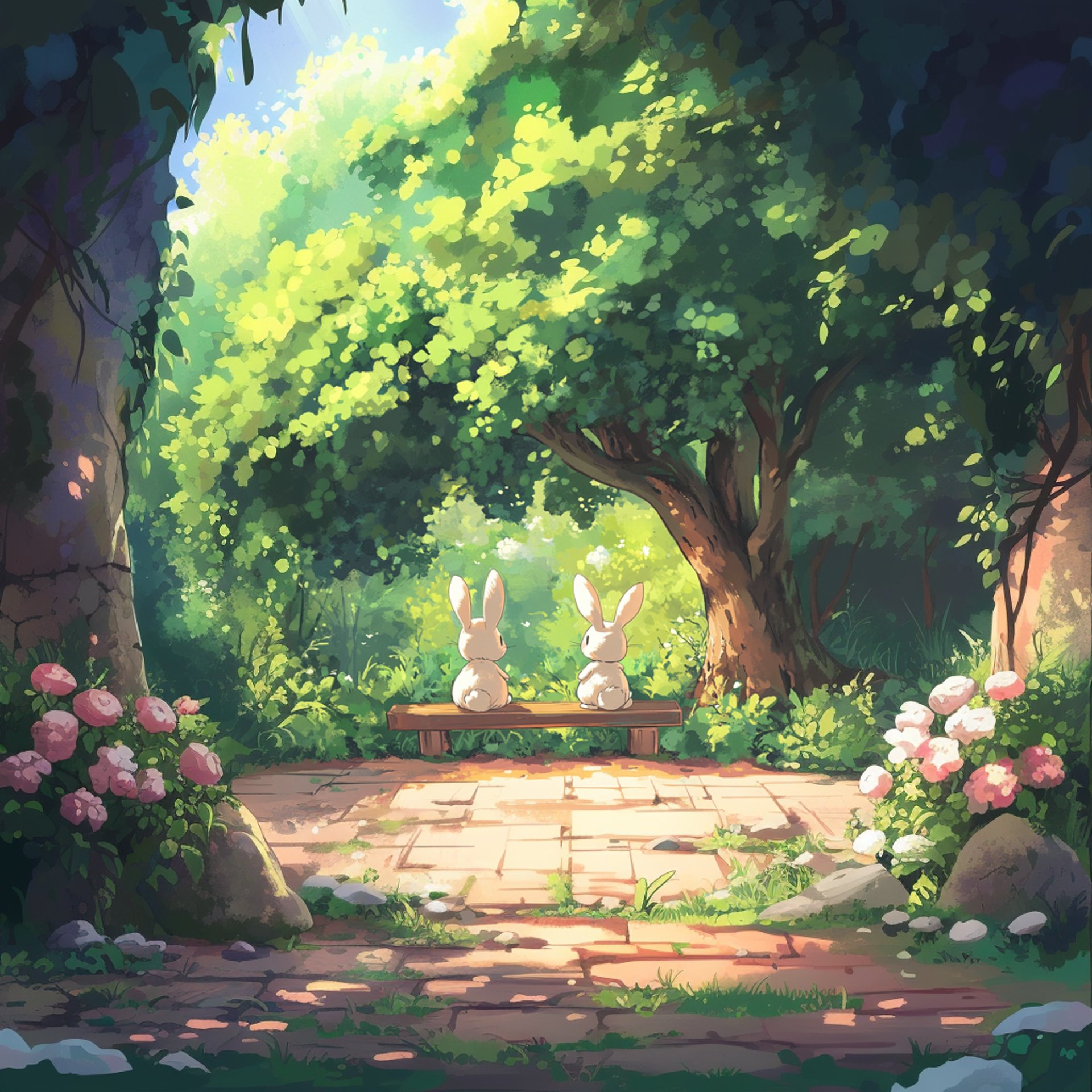 yellow, orange, red, green, and blue abstract painting