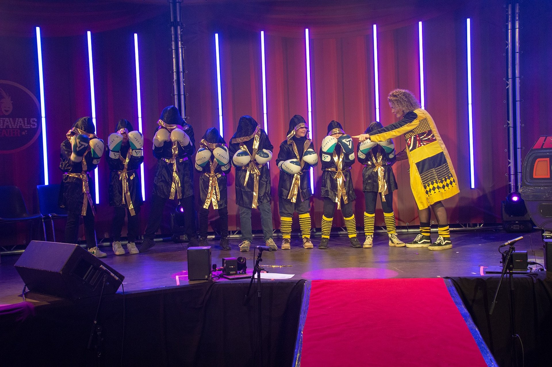 black blue and yellow textile