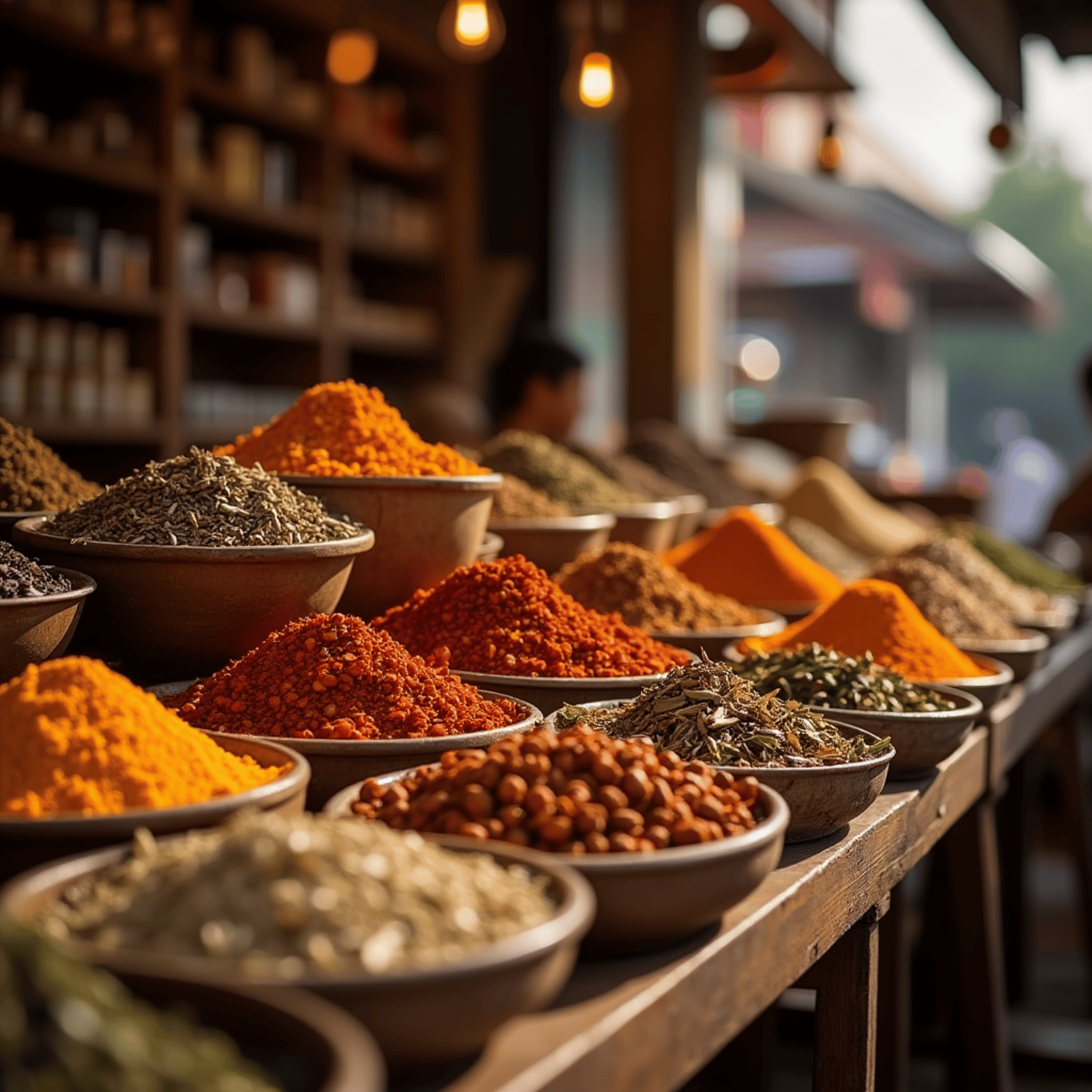 A high-resolution banner showing Asian agricultural exports—spices, rice, cocoa, tobacco, and fruits for global trade.