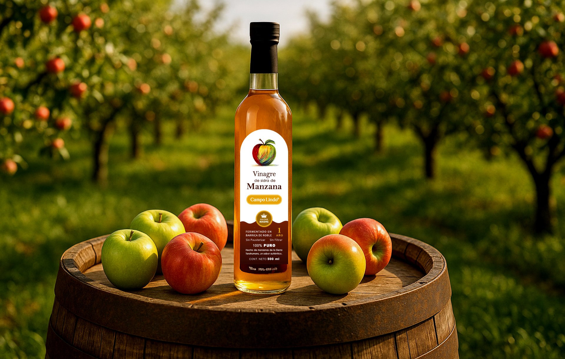 Vinagre de manzana en la madre