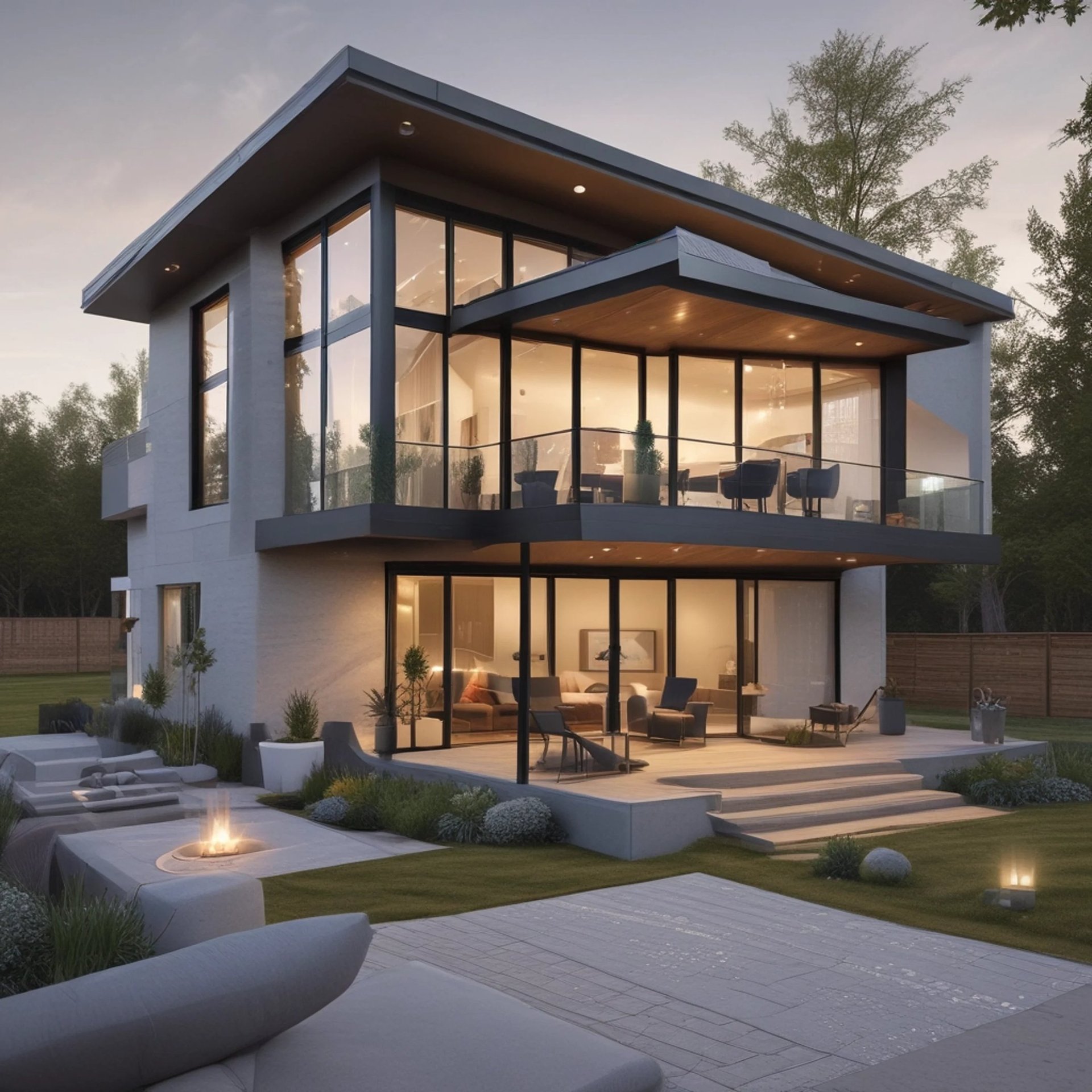 Modern luxury home representing Dallas Smart Home, Home Theatre, and AV installation services.