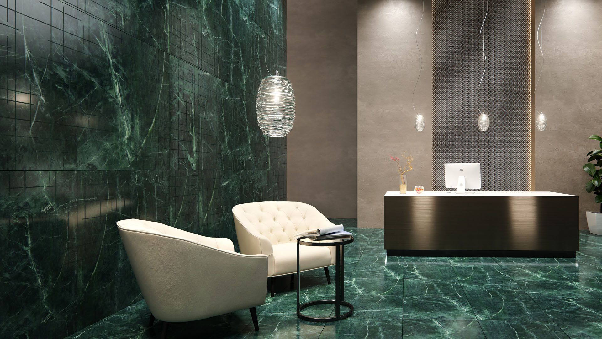 a red and blue abstract painting