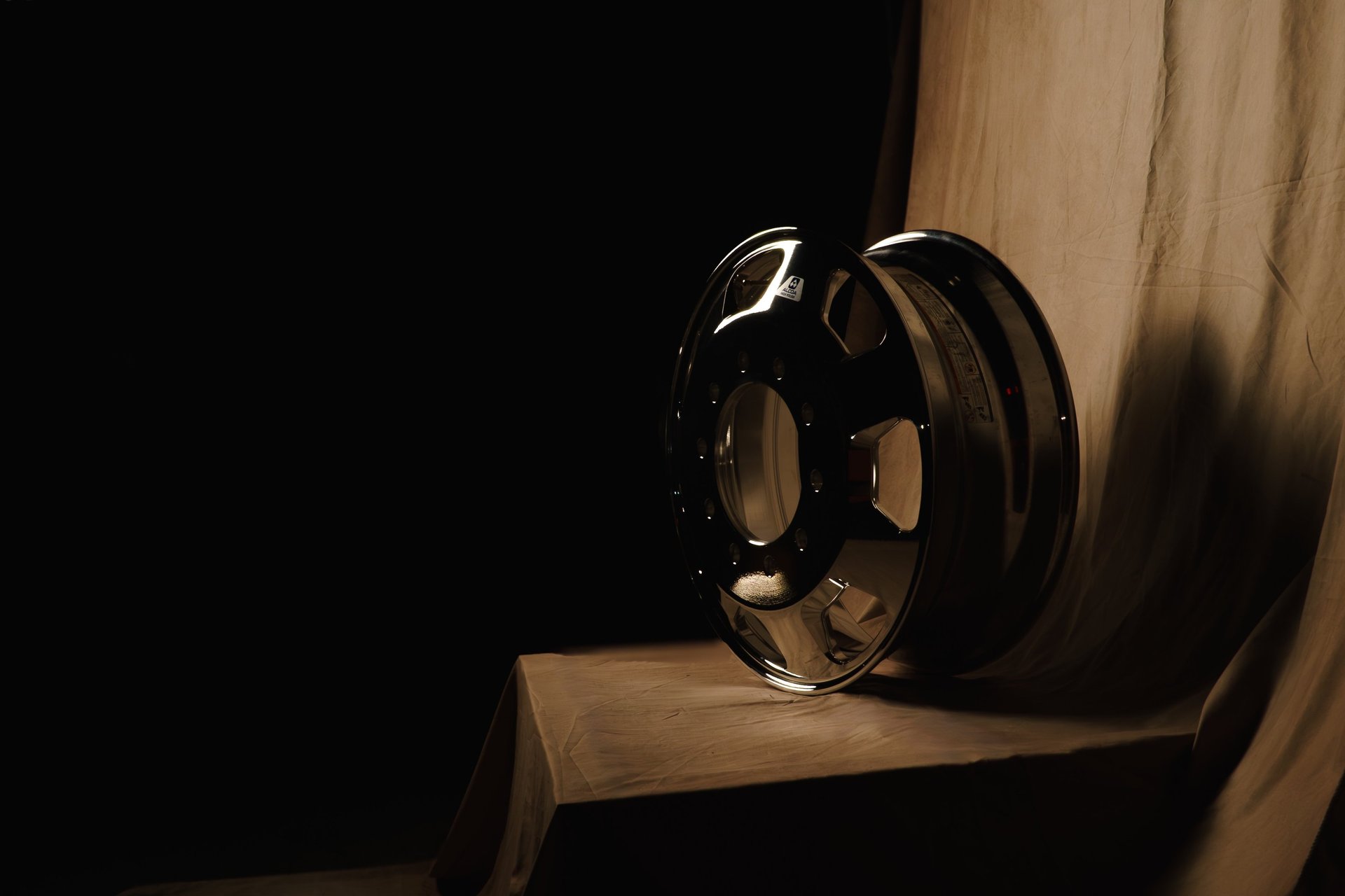 an abstract photo of a curved building with a blue sky in the background
