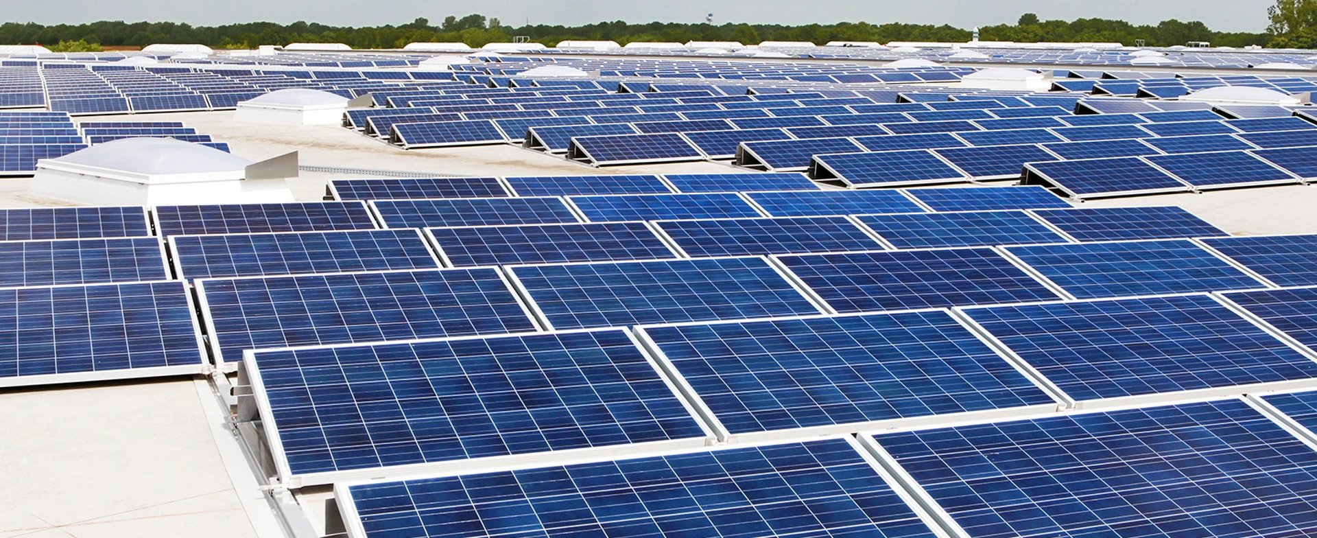 an abstract photo of a curved building with a blue sky in the background