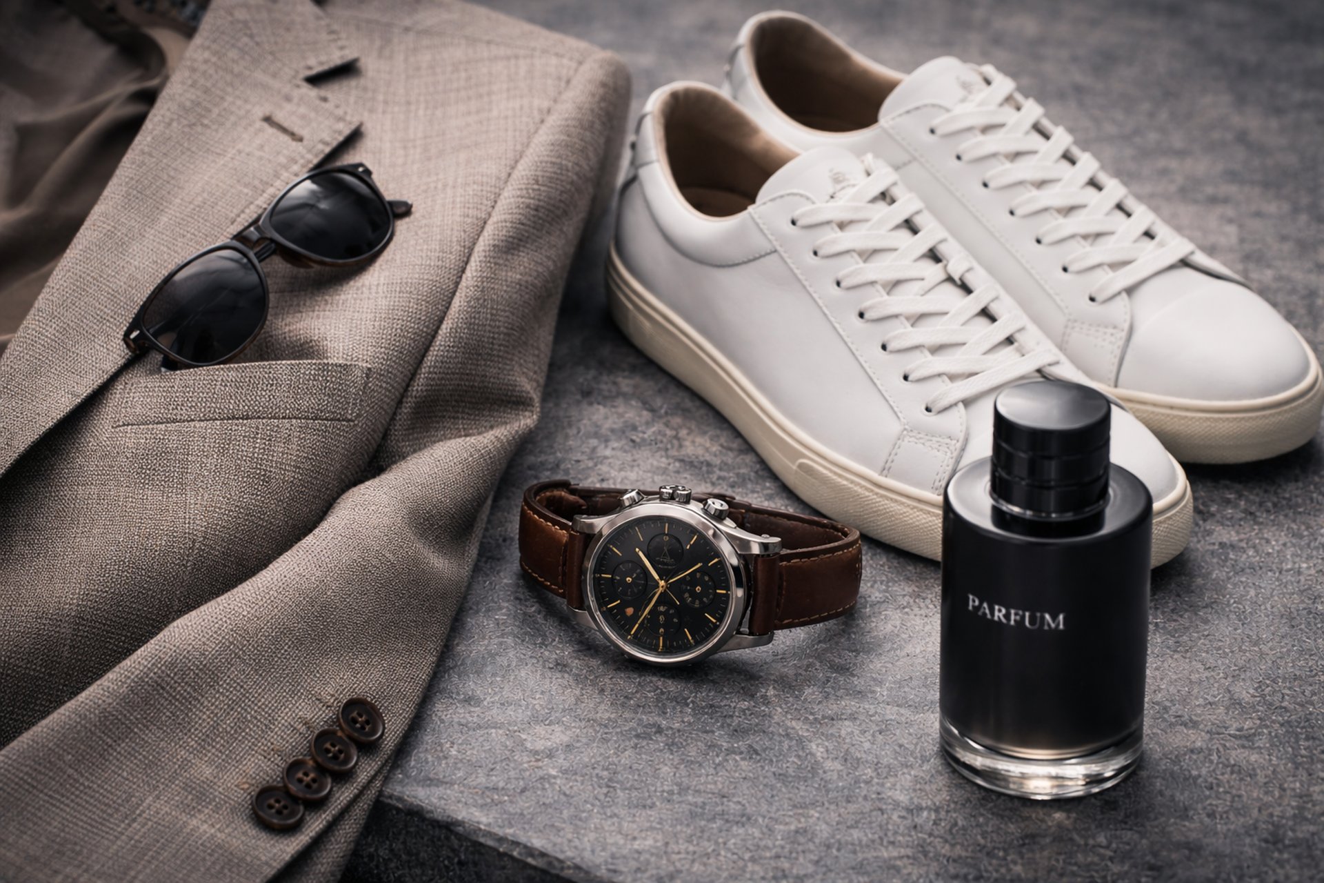 an abstract photo of a curved building with a blue sky in the background