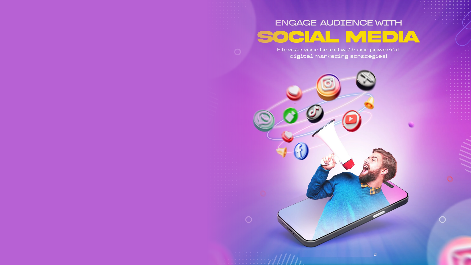 a group of different social media logos