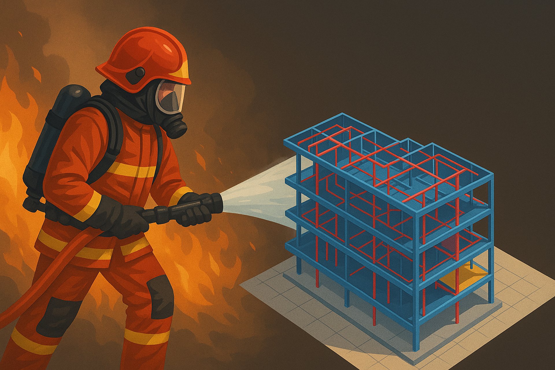 Apagando incêndio