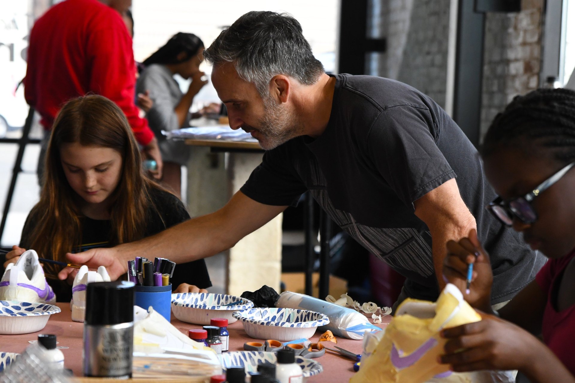 black blue and yellow textile