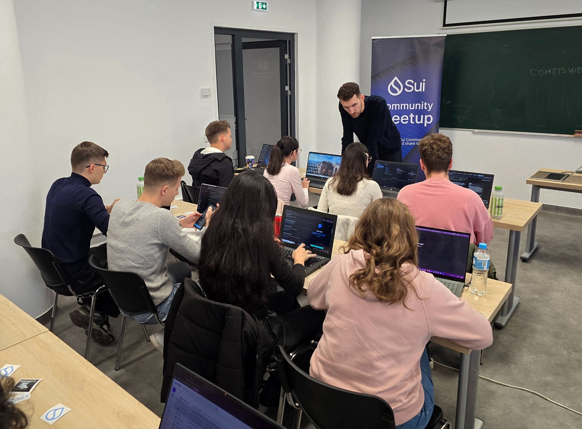 black blue and yellow textile