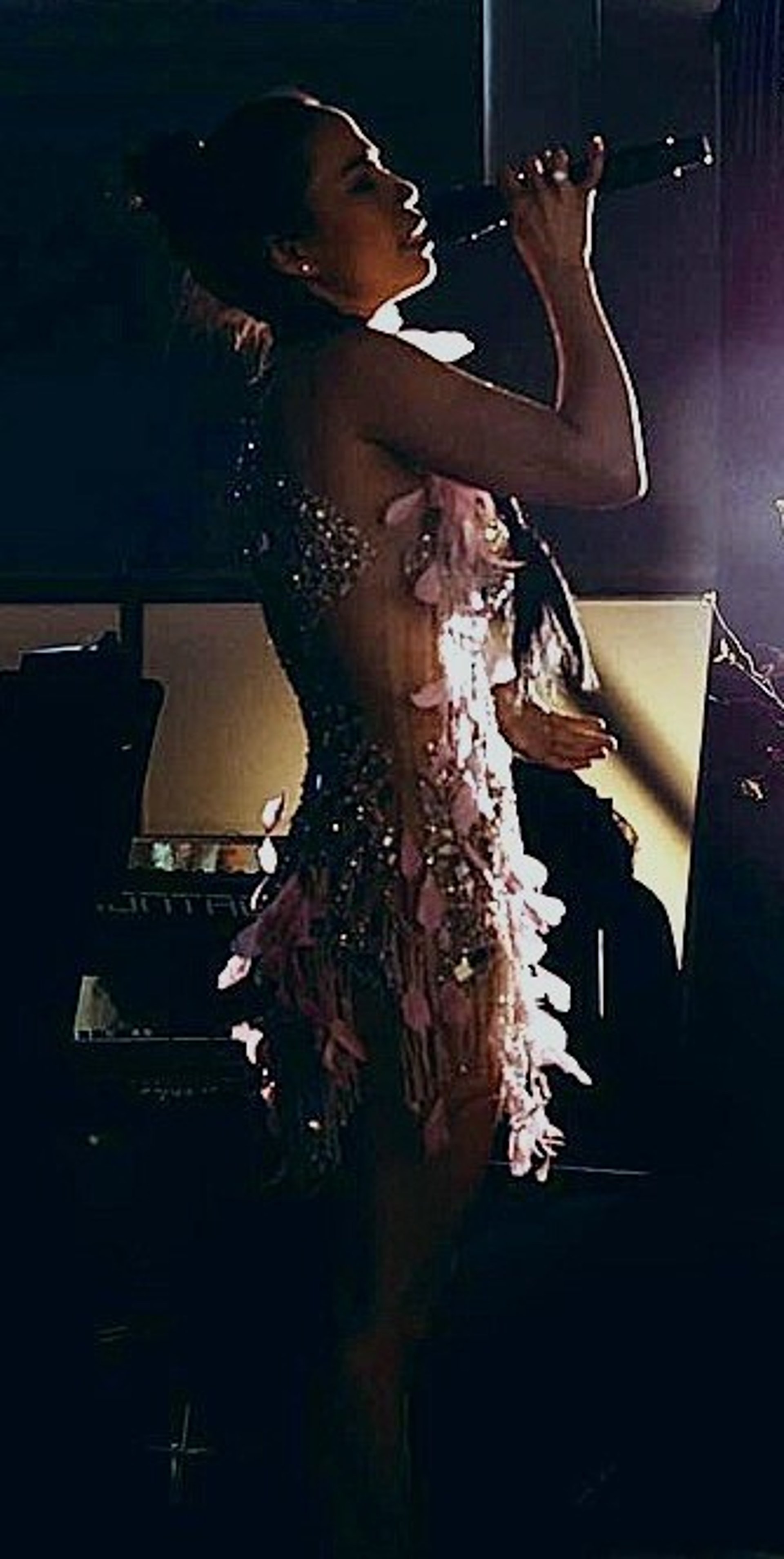 black and brown leather padded tub sofa