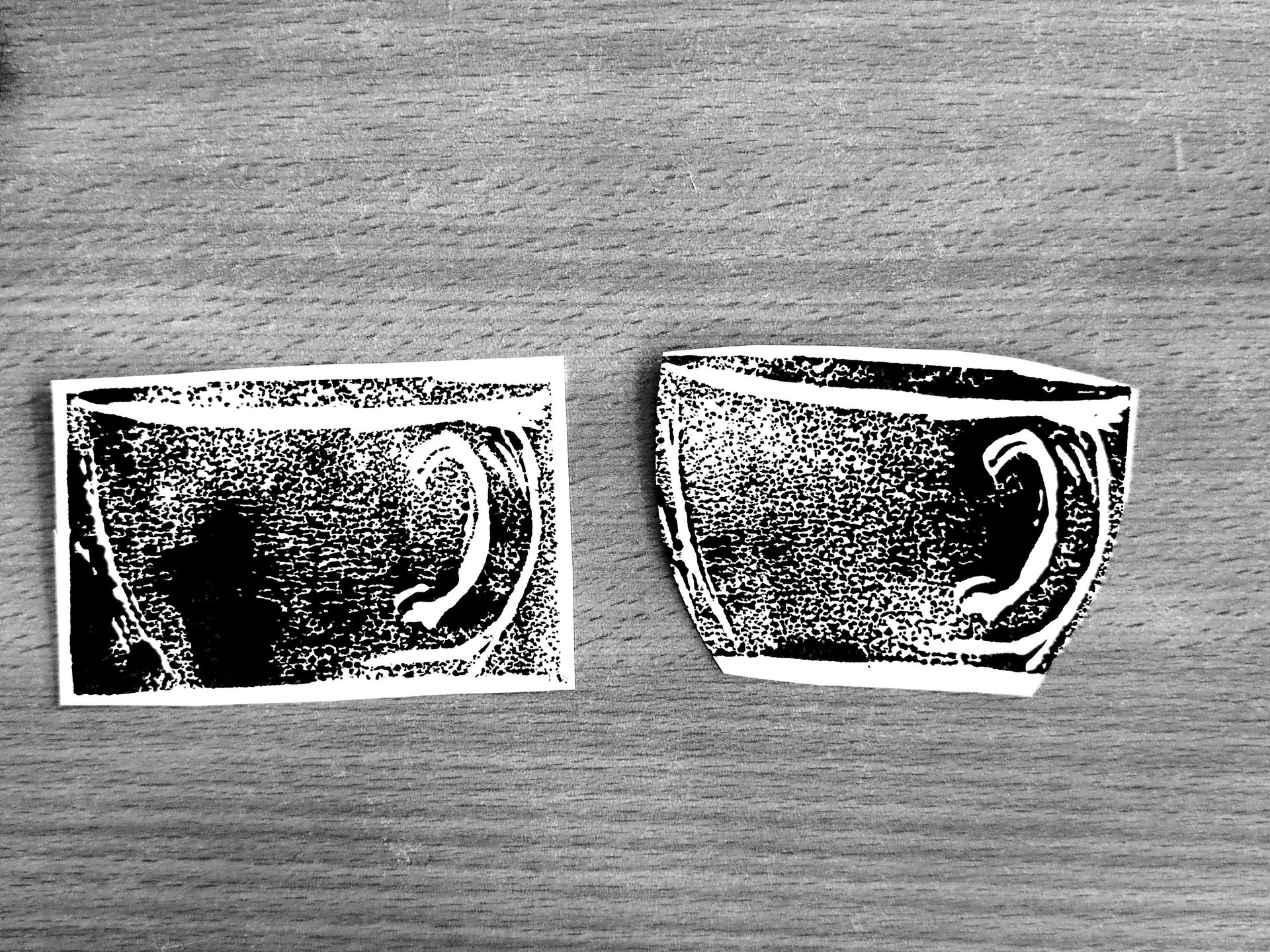 a cappuccino with a swirl in the foam