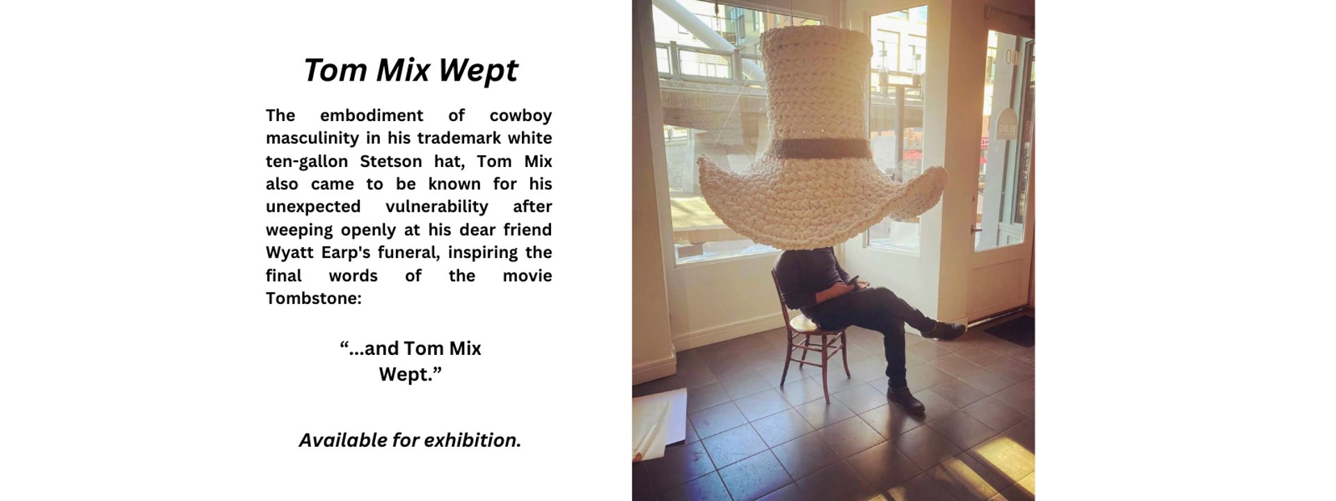 Tom Mix Wept by Emilie Odeile and Ken Chapin of Dundee & Lee