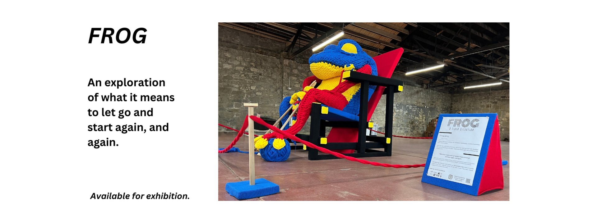 FROG - A Fiber Situation by Emilie Odeile and Ken Chapin of Dundee & Lee