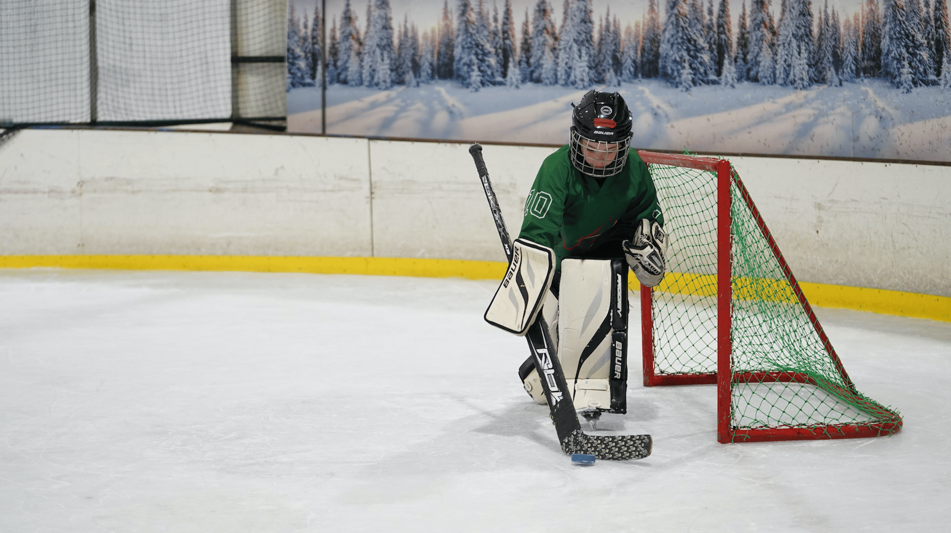 ice hockey players on rink