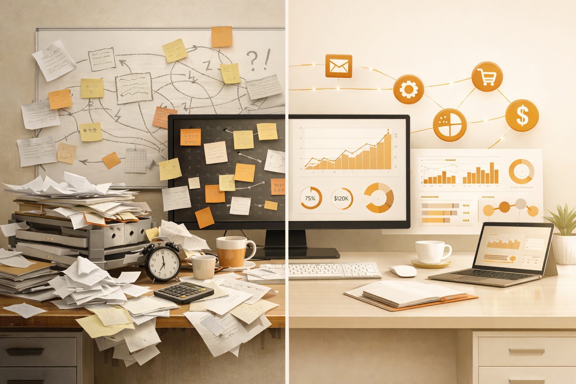 black and brown leather padded tub sofa