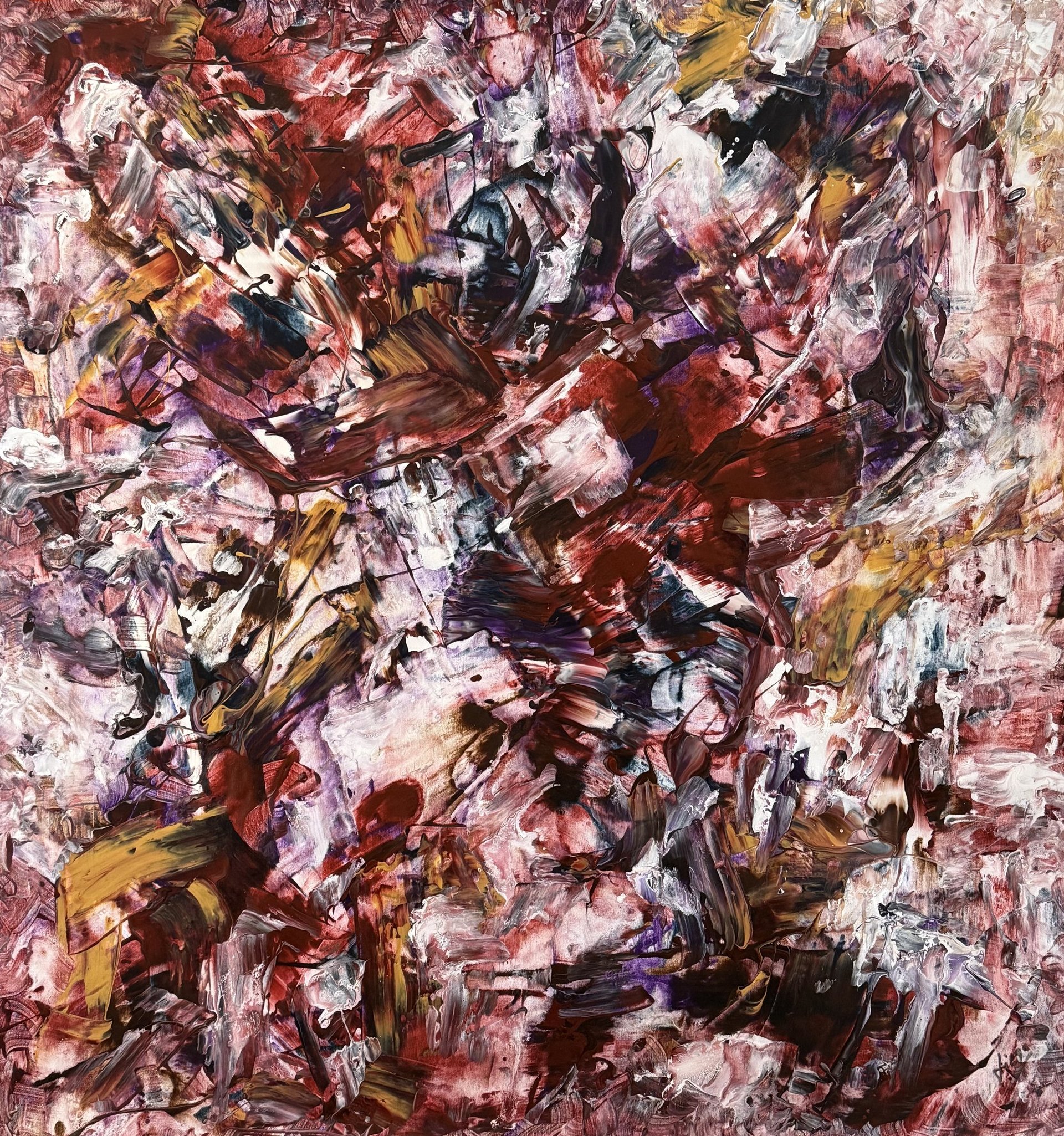 an abstract photo of a curved building with a blue sky in the background