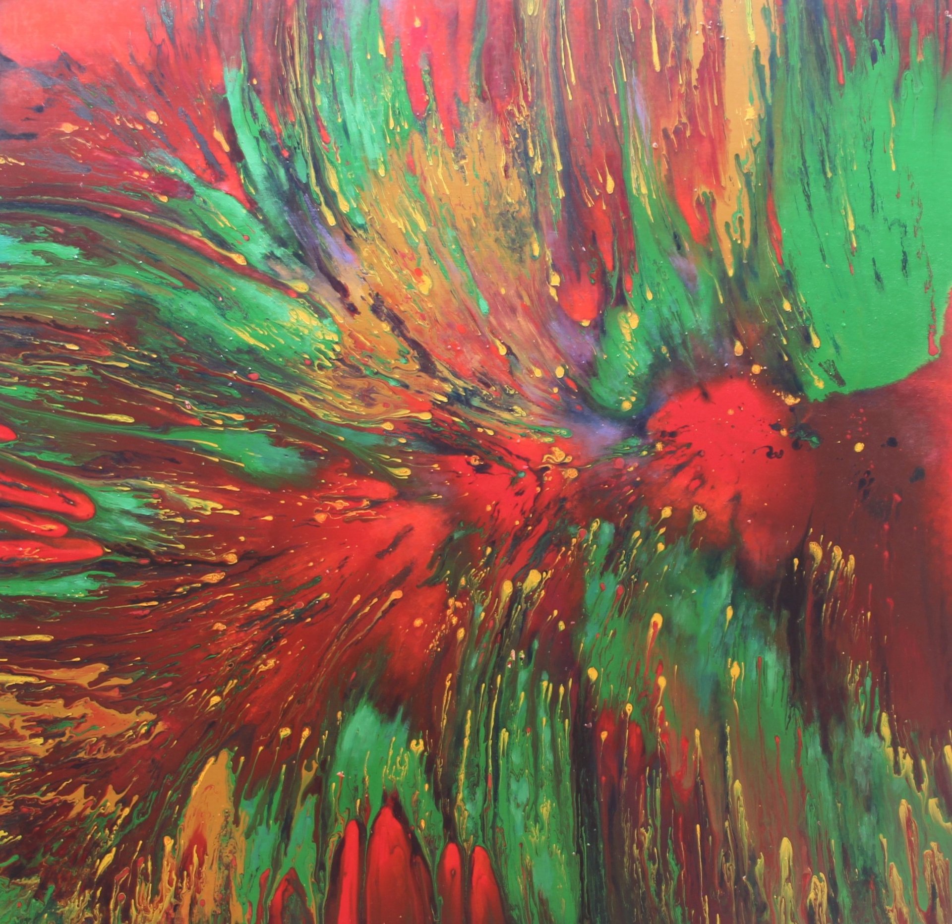 an abstract photo of a curved building with a blue sky in the background