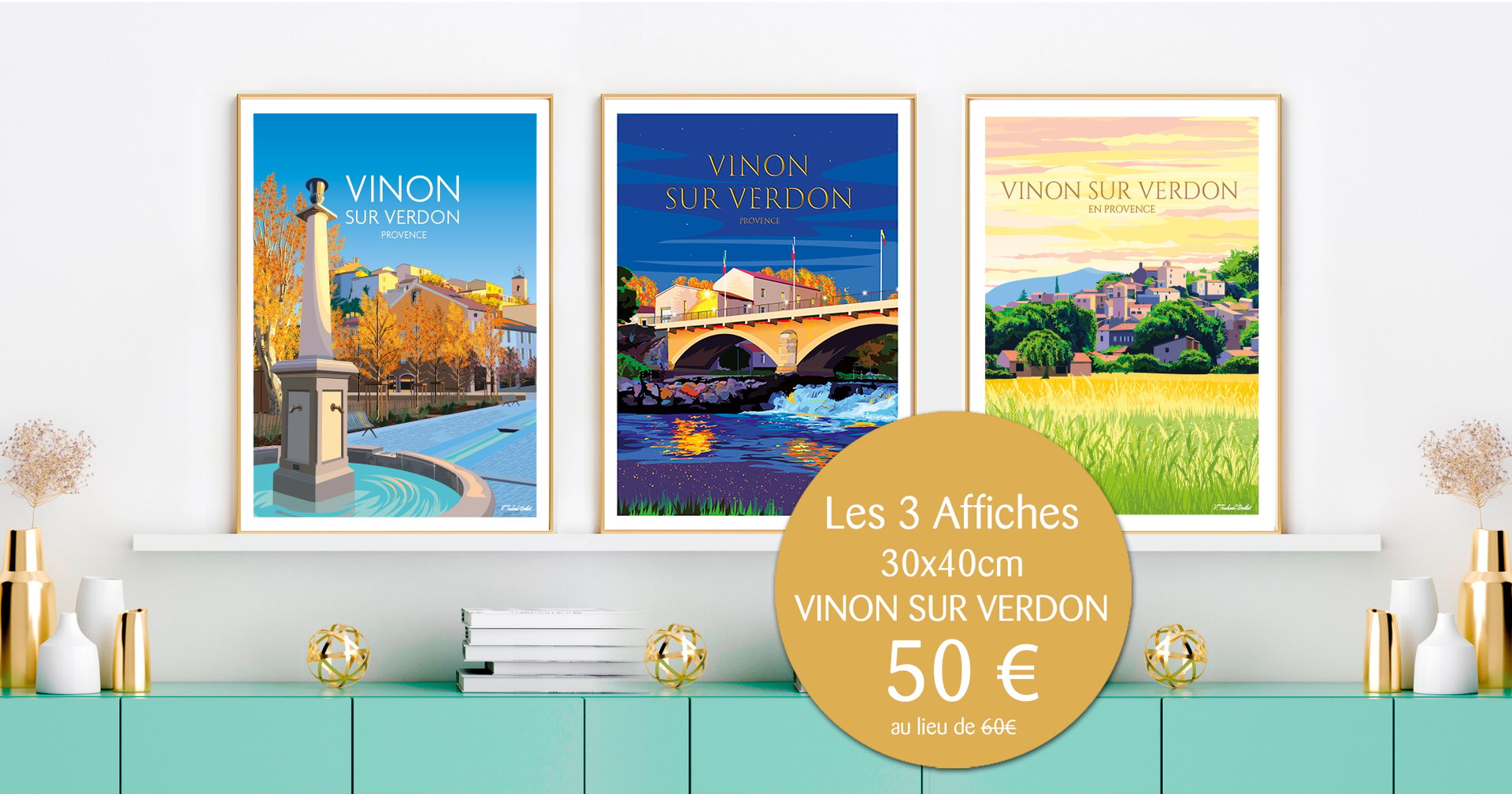 Affiches de Vinon sur Verdon