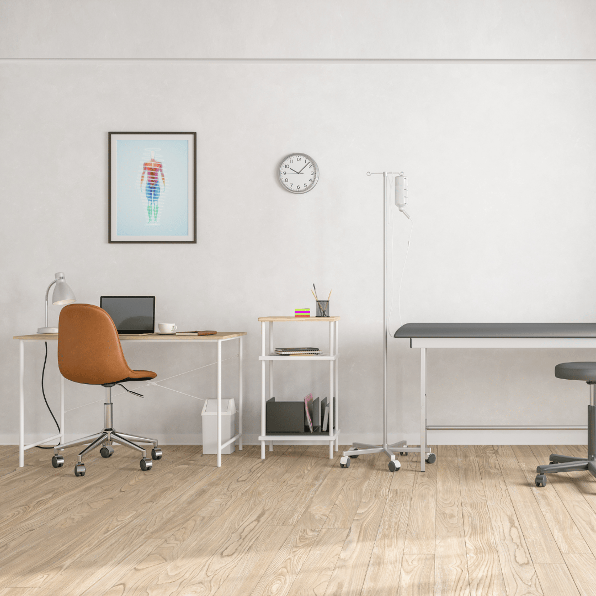 man and woman statuettes