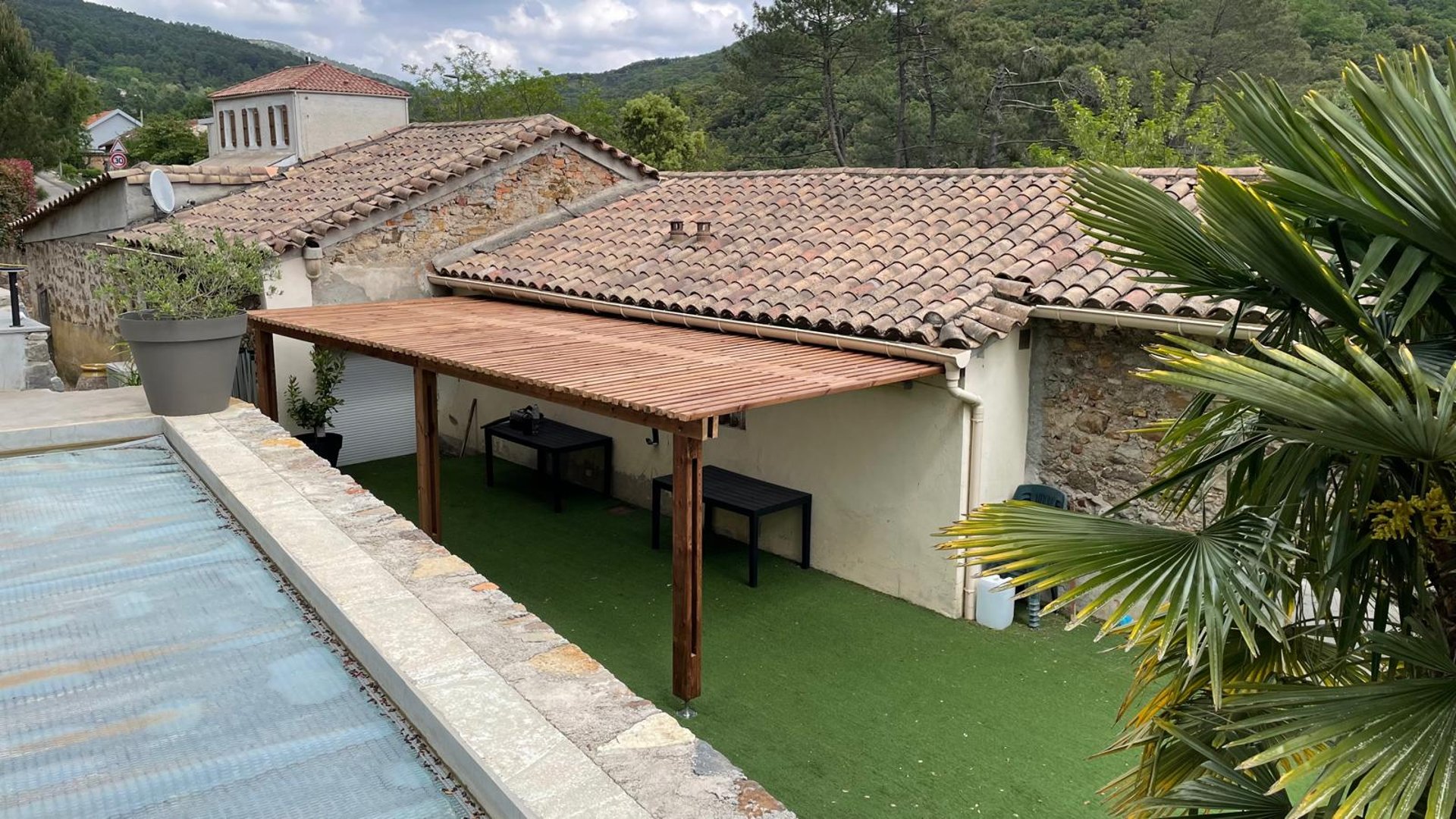 PERGOLA EN BOIS CLAIRE VOIE SUR ME SURE ALES