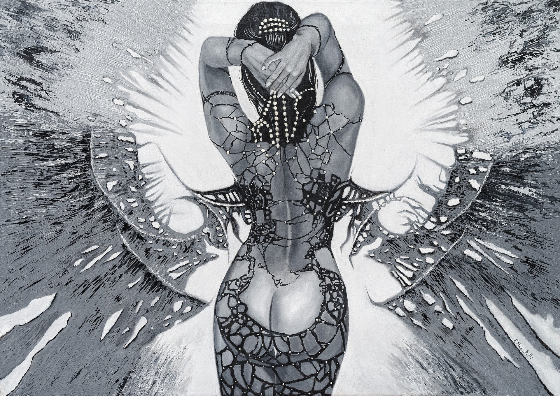 a pile of newspapers sitting on top of a table