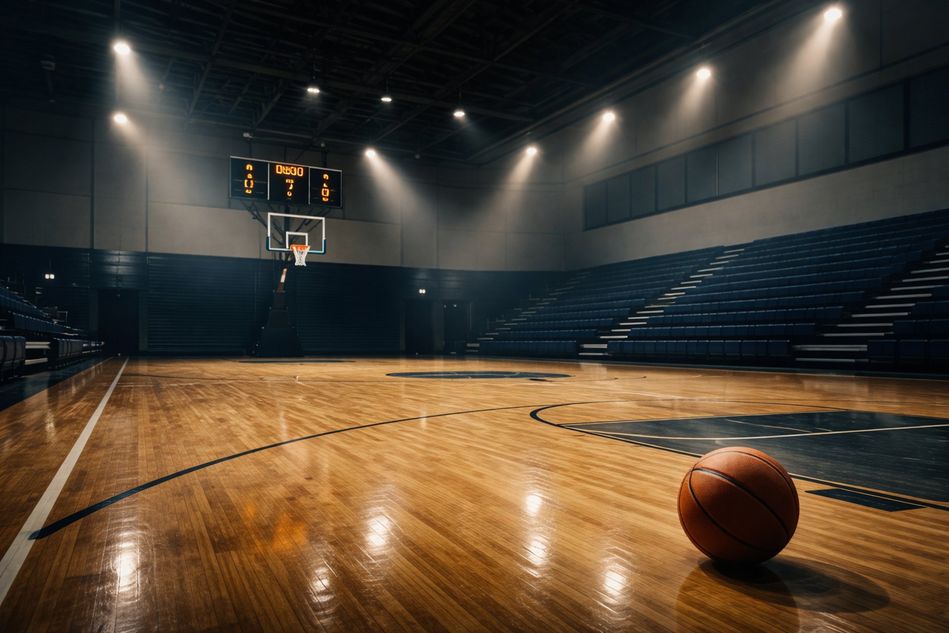 an abstract photo of a curved building with a blue sky in the background