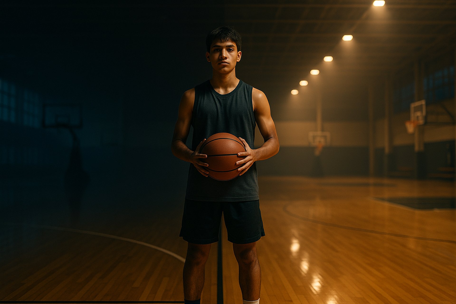 an abstract photo of a curved building with a blue sky in the background