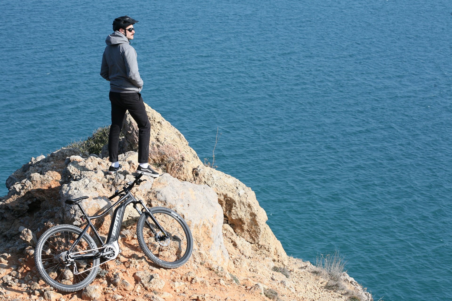 mountain range under blue sky