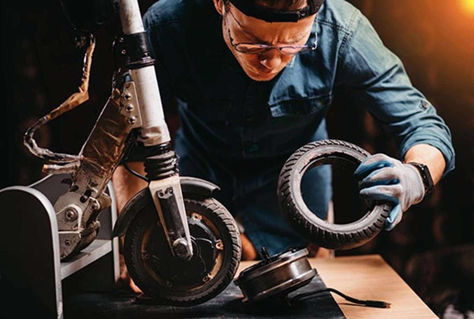 an abstract photo of a curved building with a blue sky in the background
