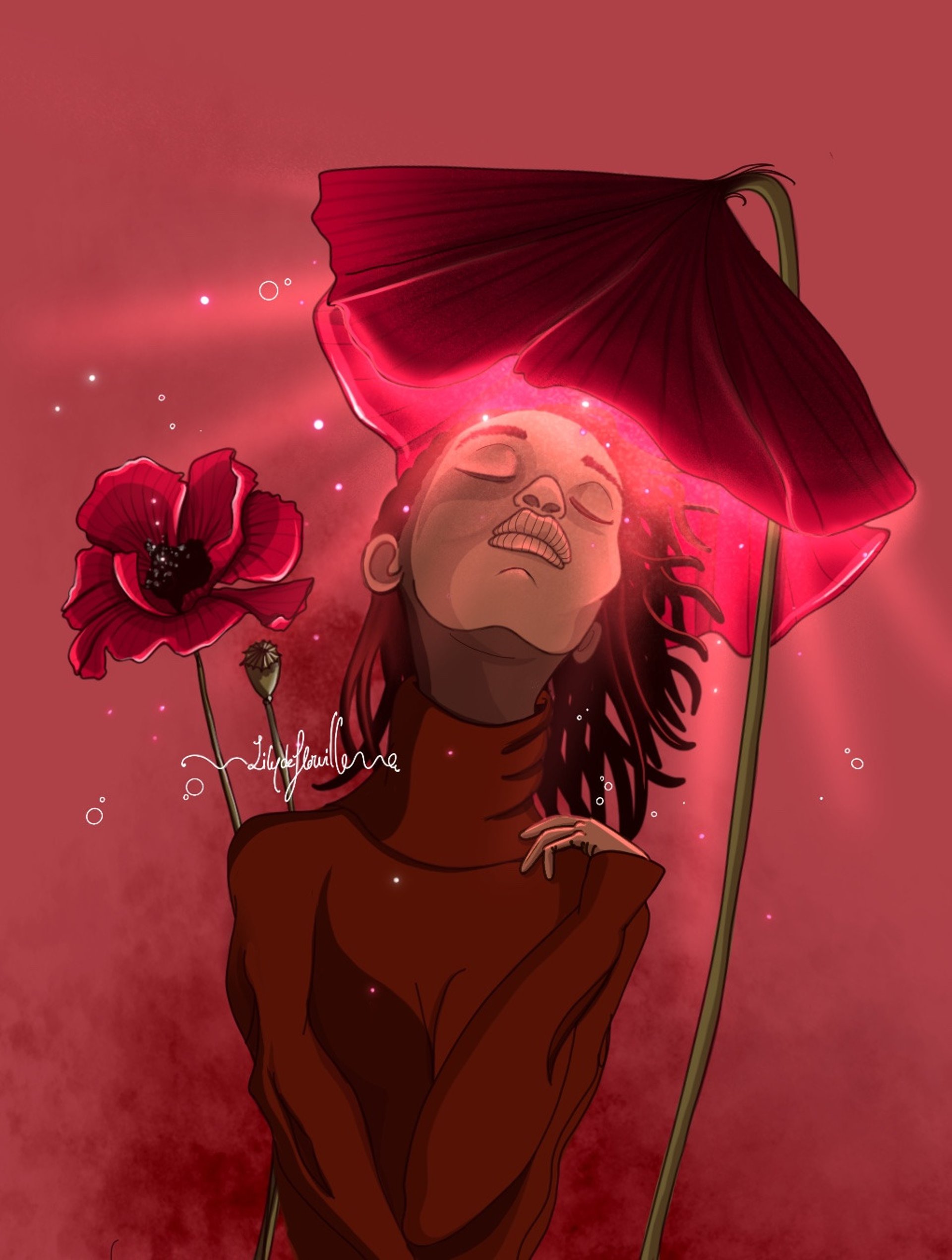 an abstract photo of a curved building with a blue sky in the background