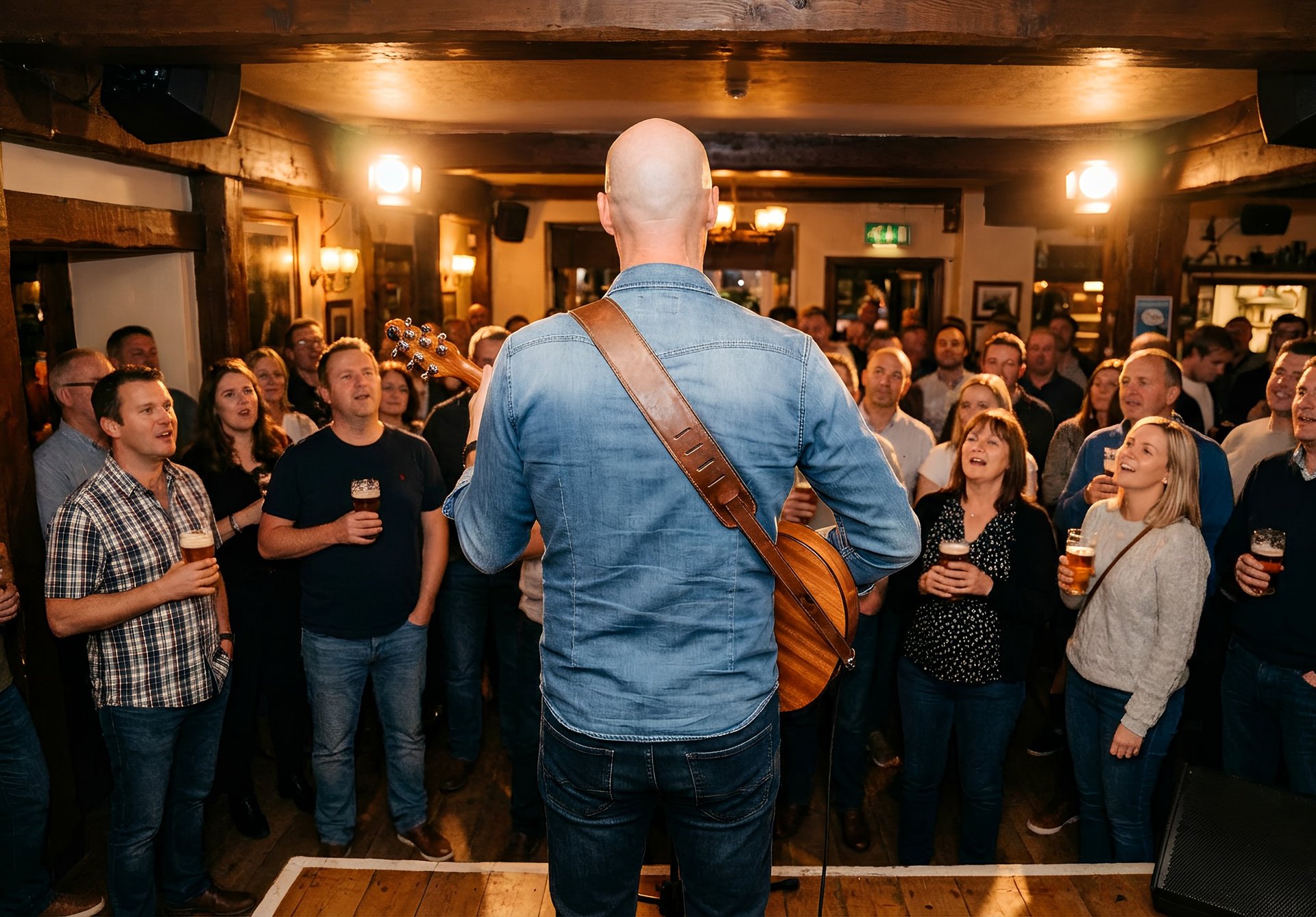 Zanger Marco Starink live muziek op bedrijfsfeest