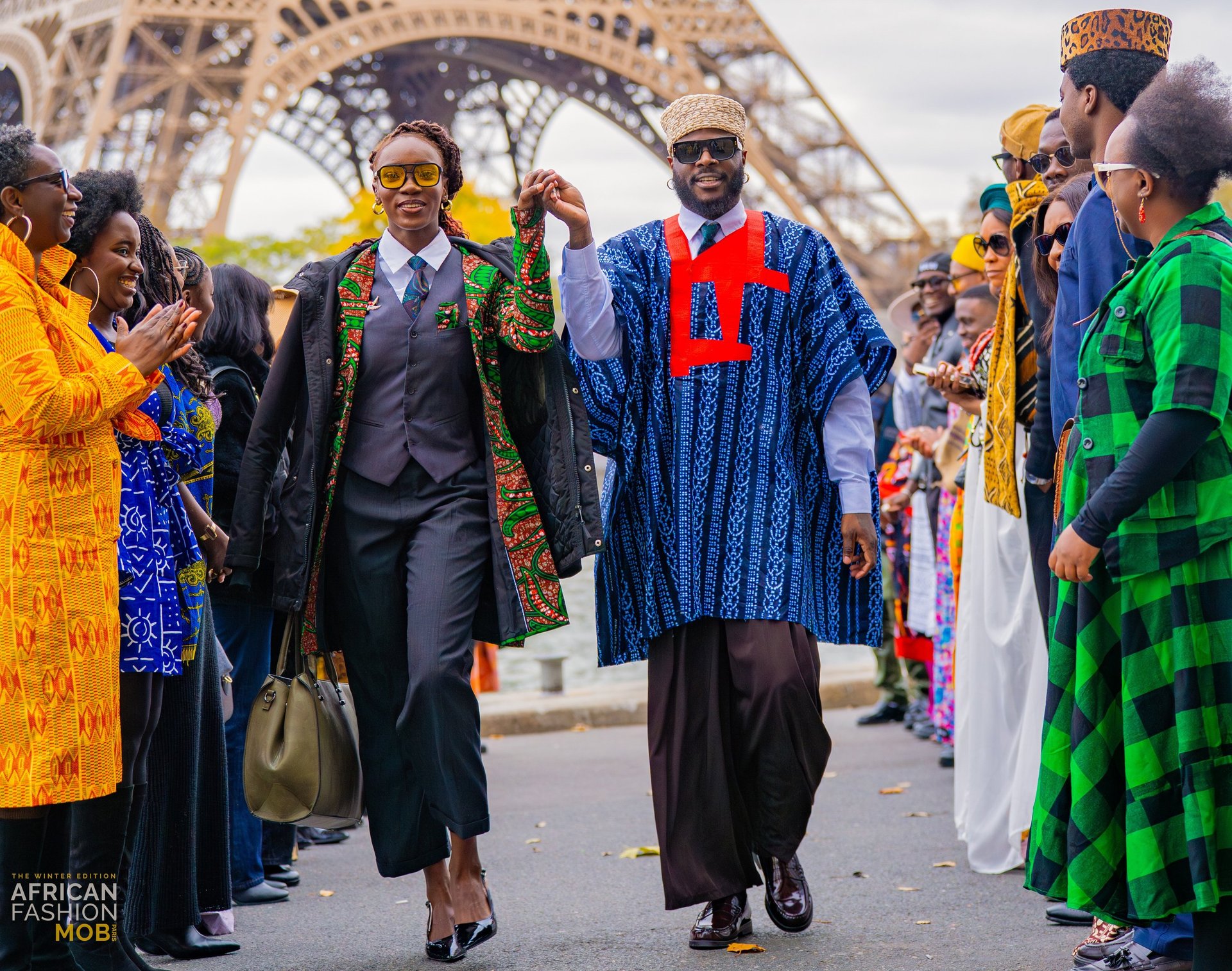 an abstract photo of a curved building with a blue sky in the background