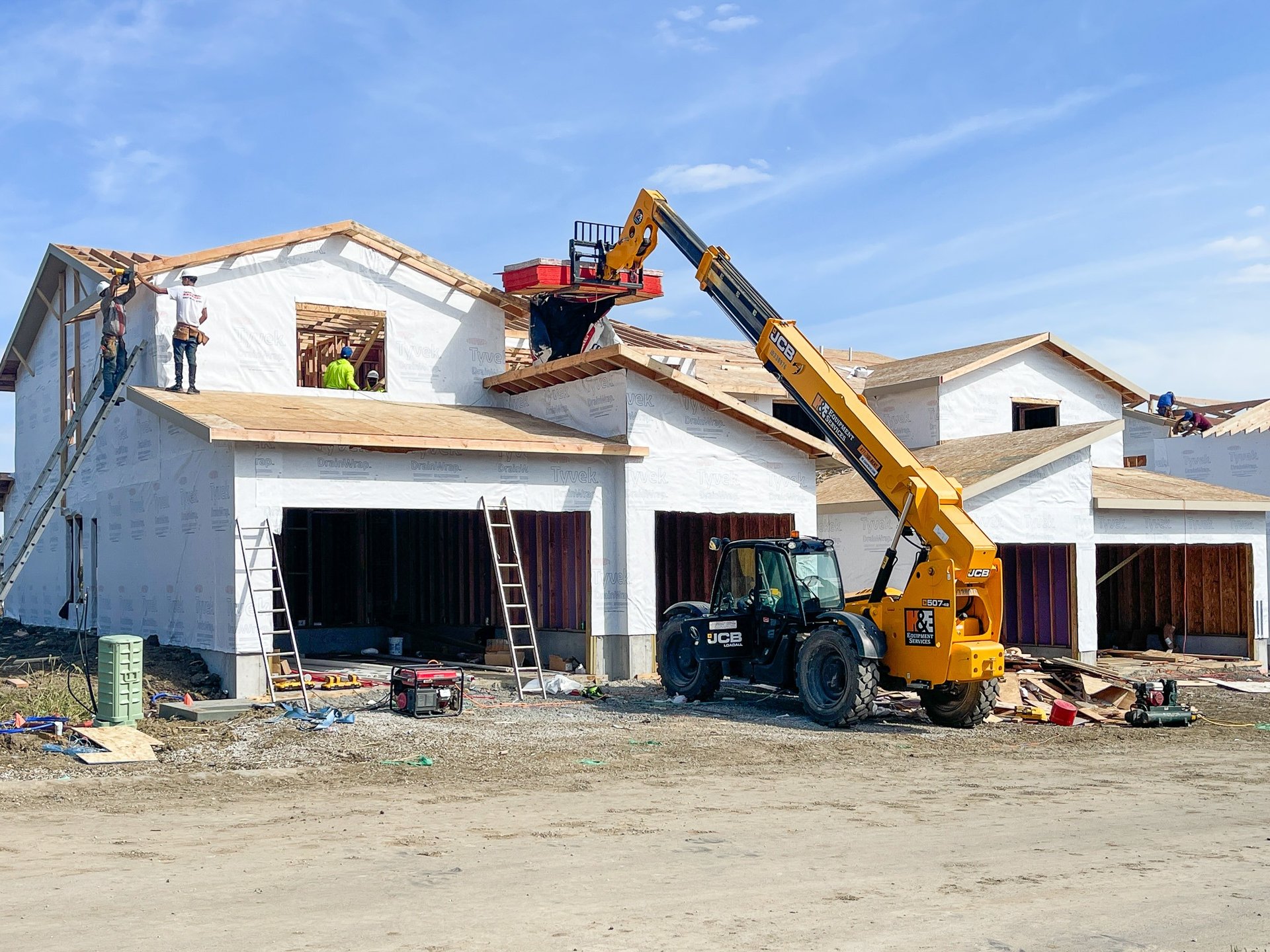 House being built 
