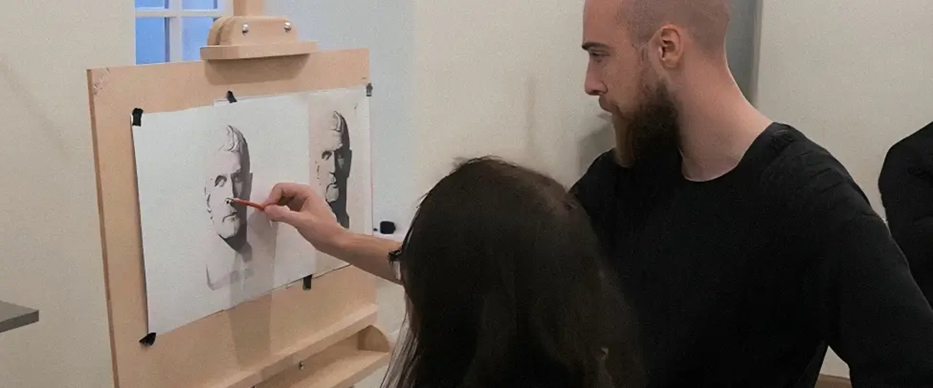 Piešimo pamokos - dėstytojas Justinas Krasuckas