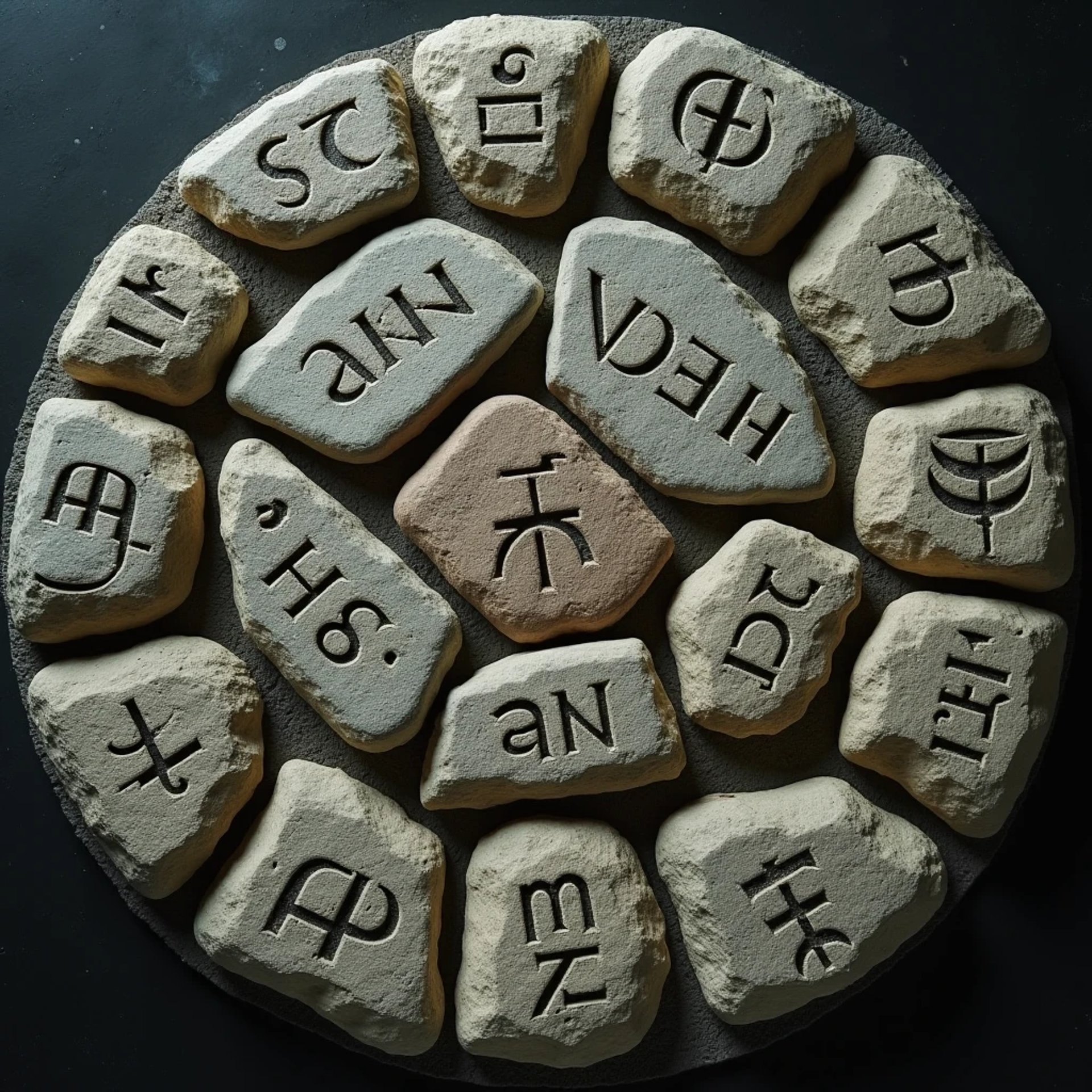 an abstract photo of a curved building with a blue sky in the background