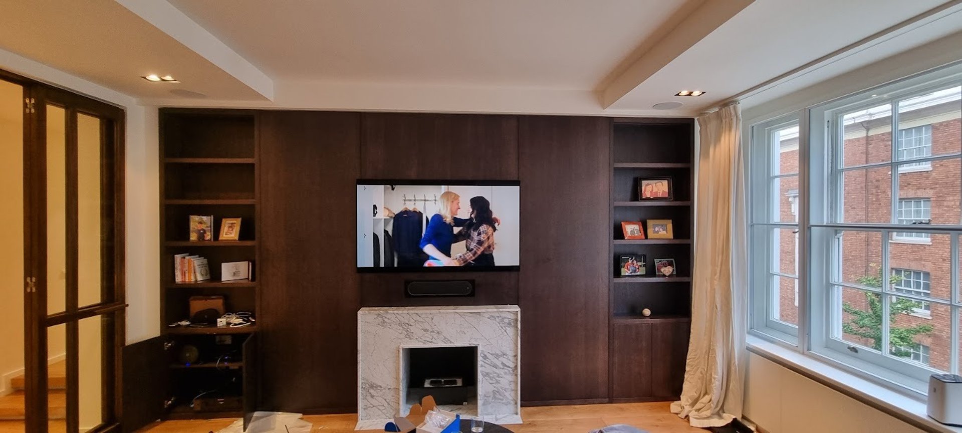 black blue and yellow textile