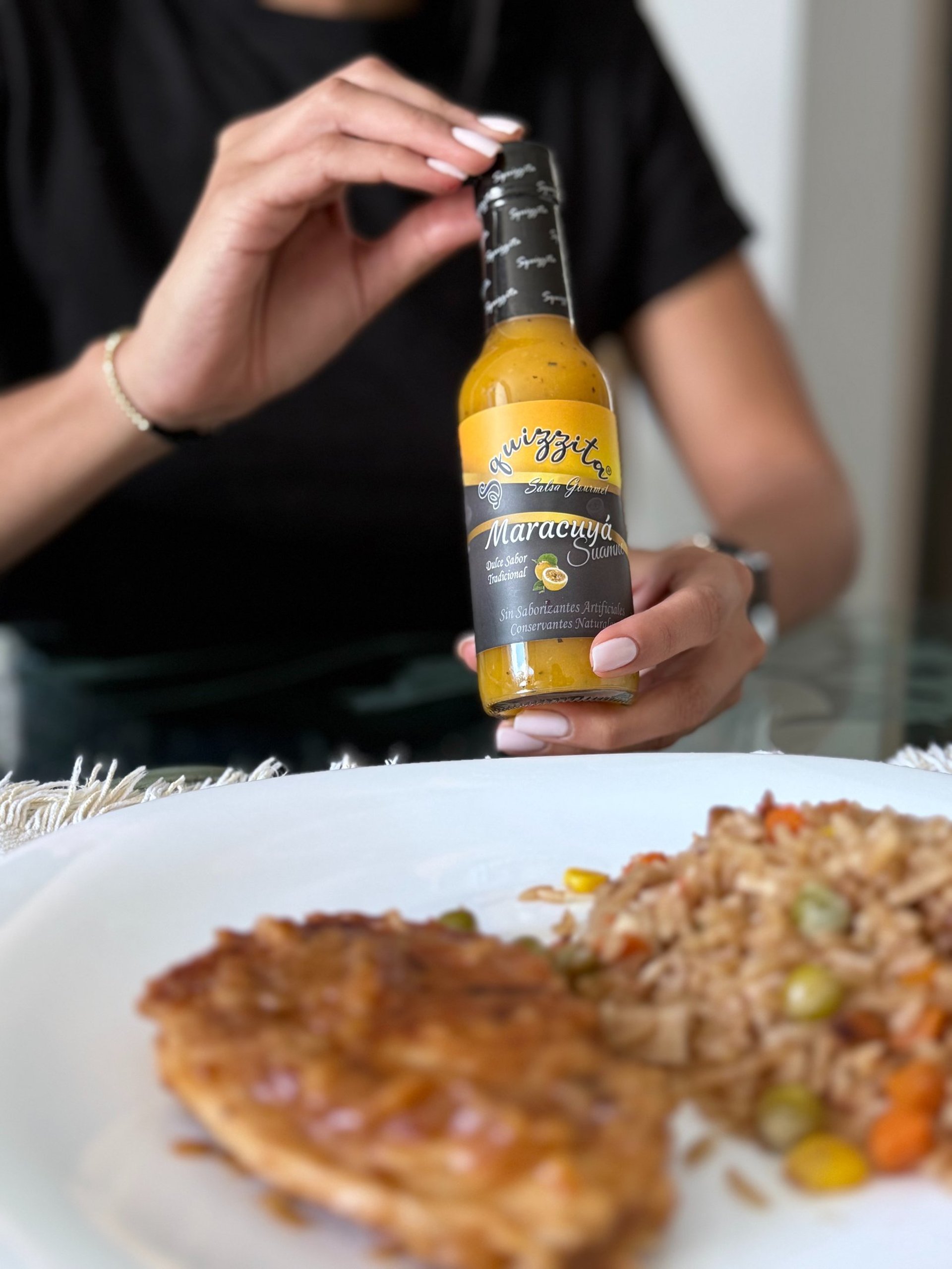 Receta de pancakes con salsa de maracuyá