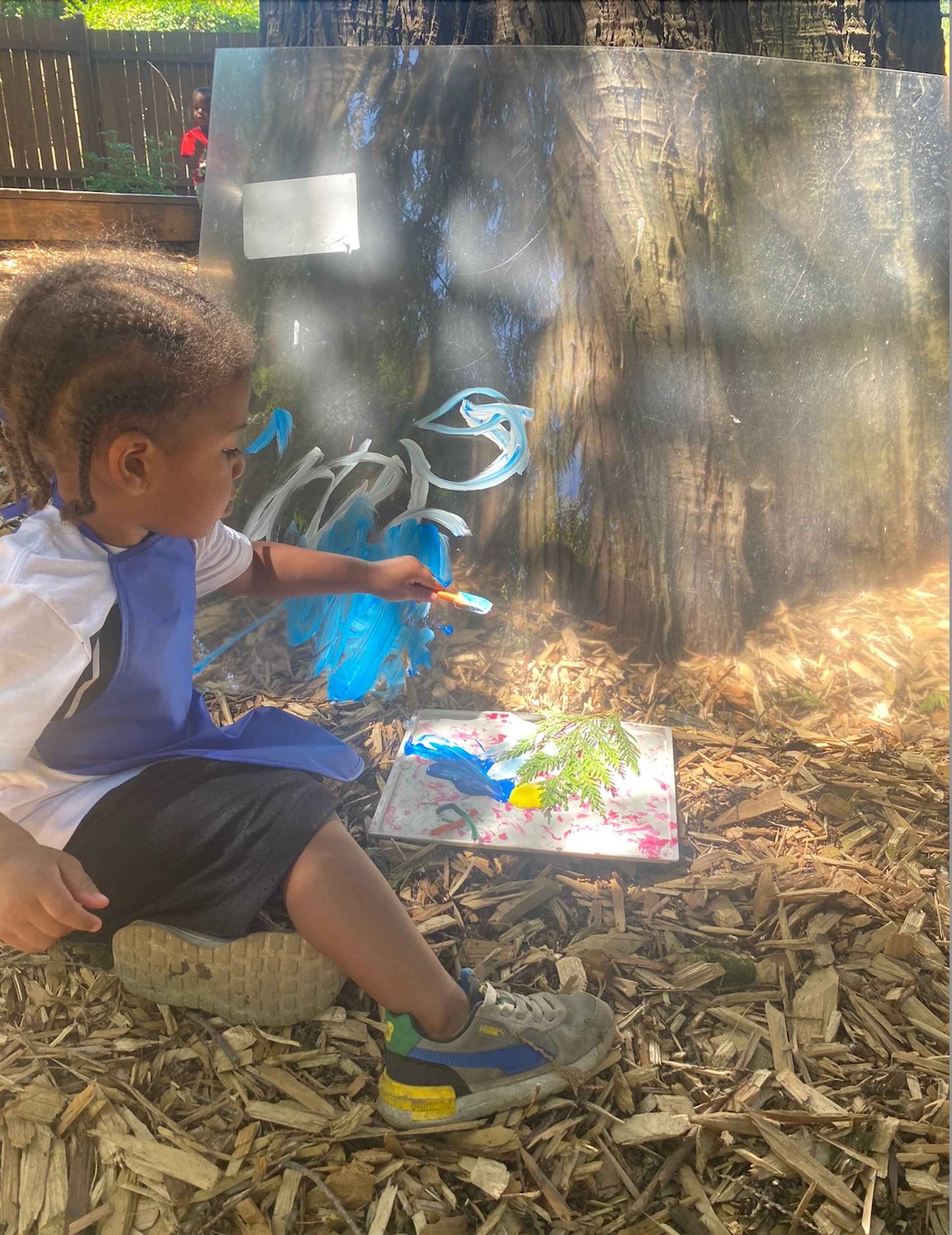 black blue and yellow textile