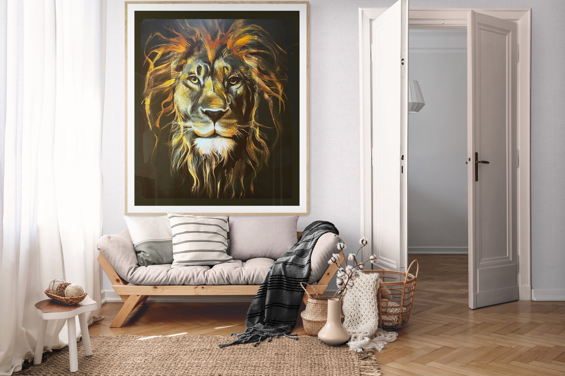 black and white bed linen