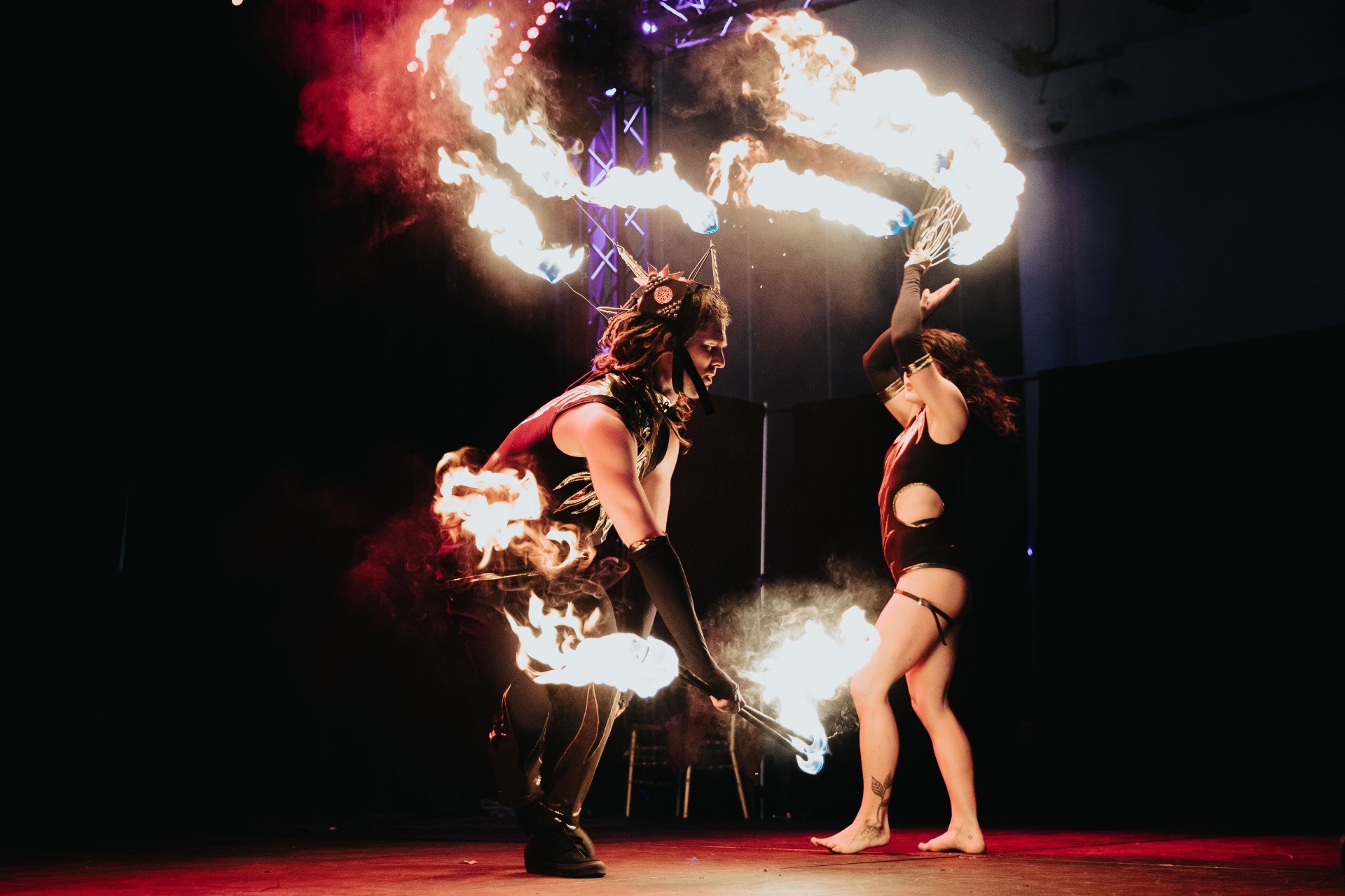 black blue and yellow textile